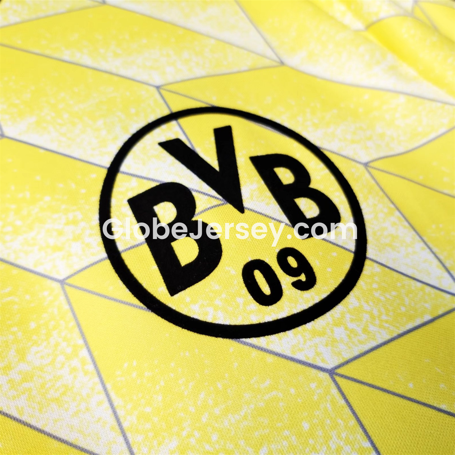 GlobeJersey-Retro Dortmund 1988-89 Home Jersey