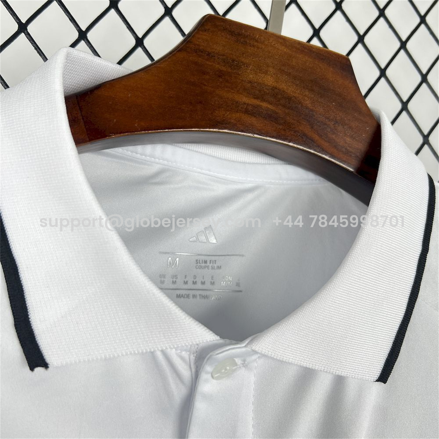 GlobeJersey-Benfica 25-26 White Polo Jersey - Fans Version