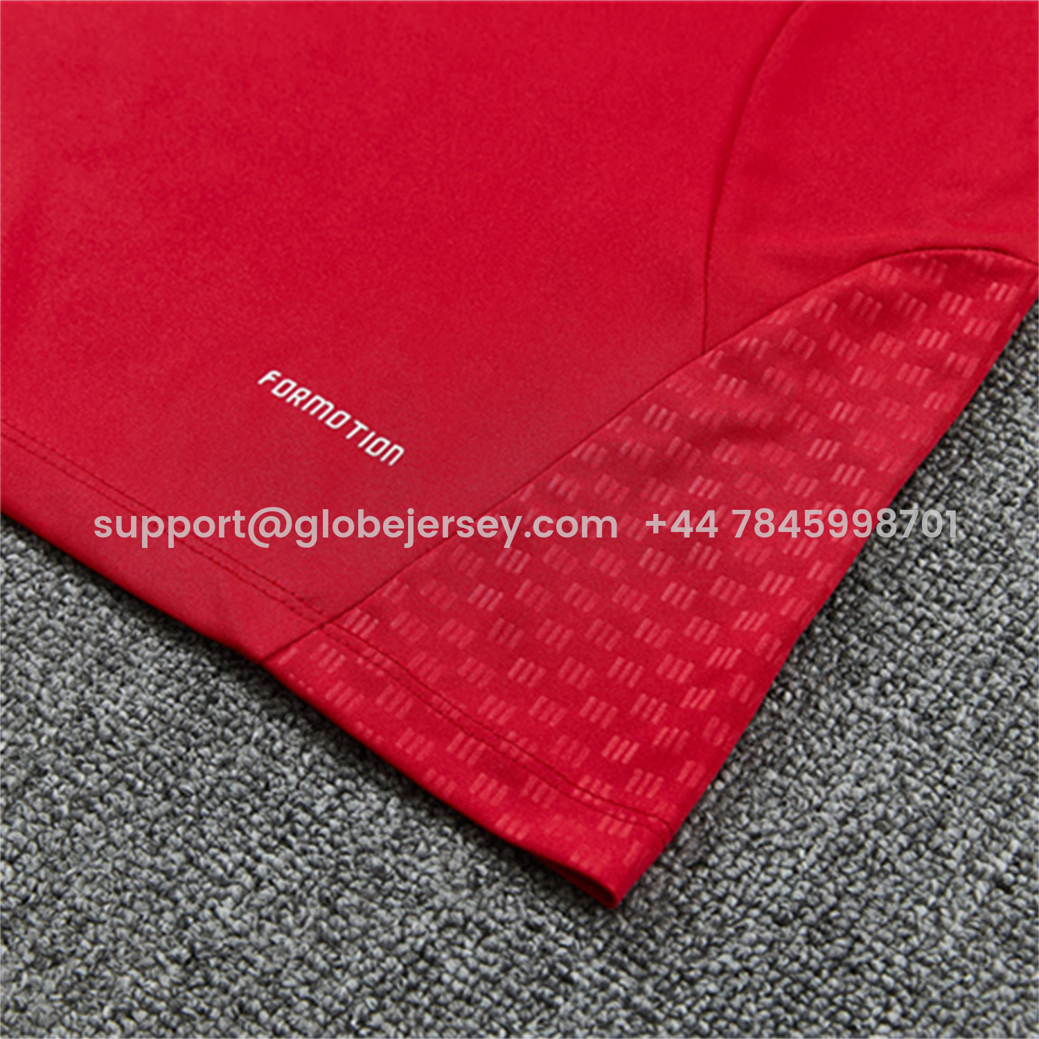 GlobeJersey-Spain 2026 Long Sleeve Training Set - Red Top & Black Pants