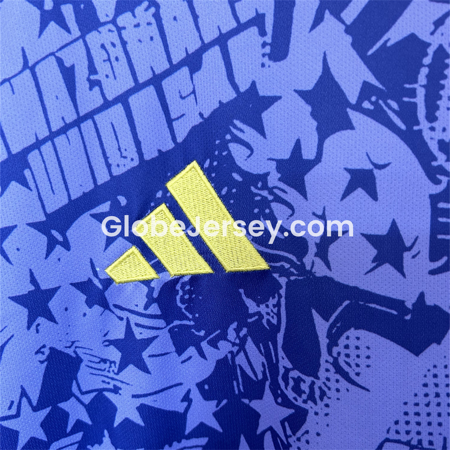 GlobeJersey-Tigres UANL 25-26 Blue And Purple Pre-match Training Jersey - Fans Version