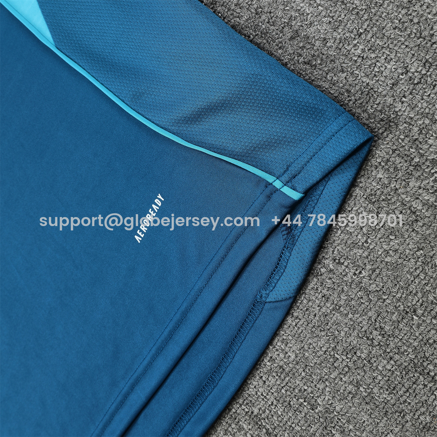 GlobeJersey-Club América 25-26 Short-Sleeve Training Set - Deep Blue Top & Deep Blue Shorts