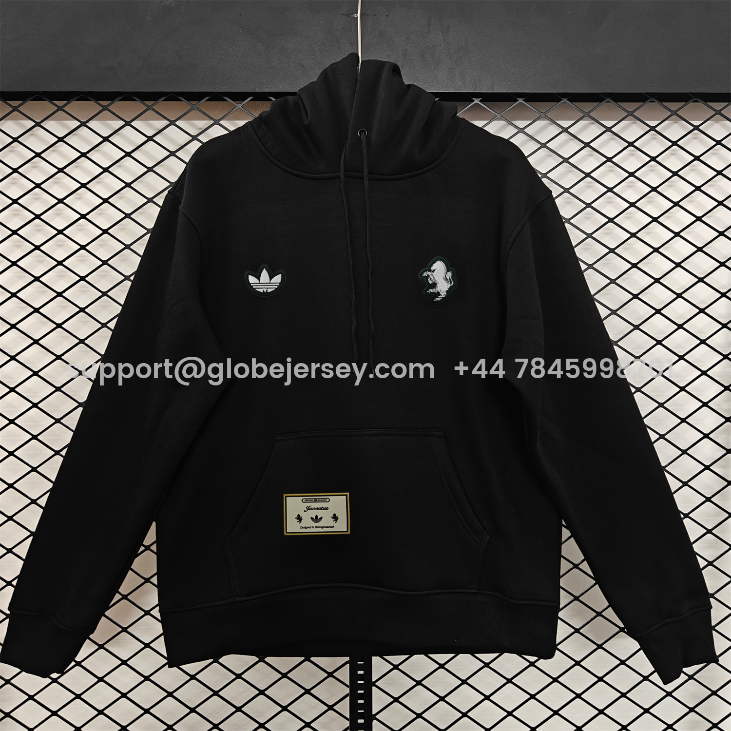 GlobeJersey-Juventus 25-26 Originals Terrace Icon Unisex Pullover Hoodie