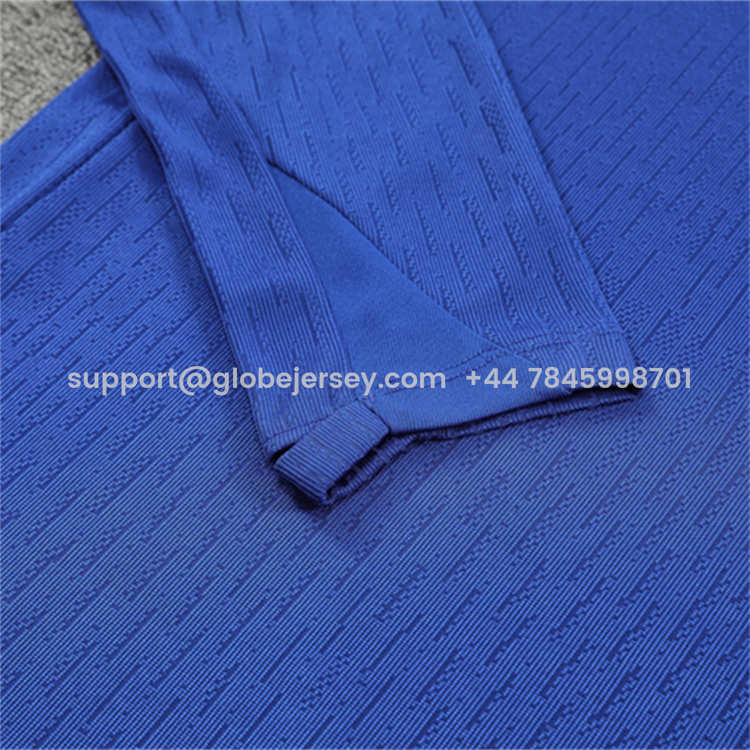 GlobeJersey-C.H.E.L.S.E.A 25-26 Long Sleeve Training Set - Player Version - Blue Top and Black Pants