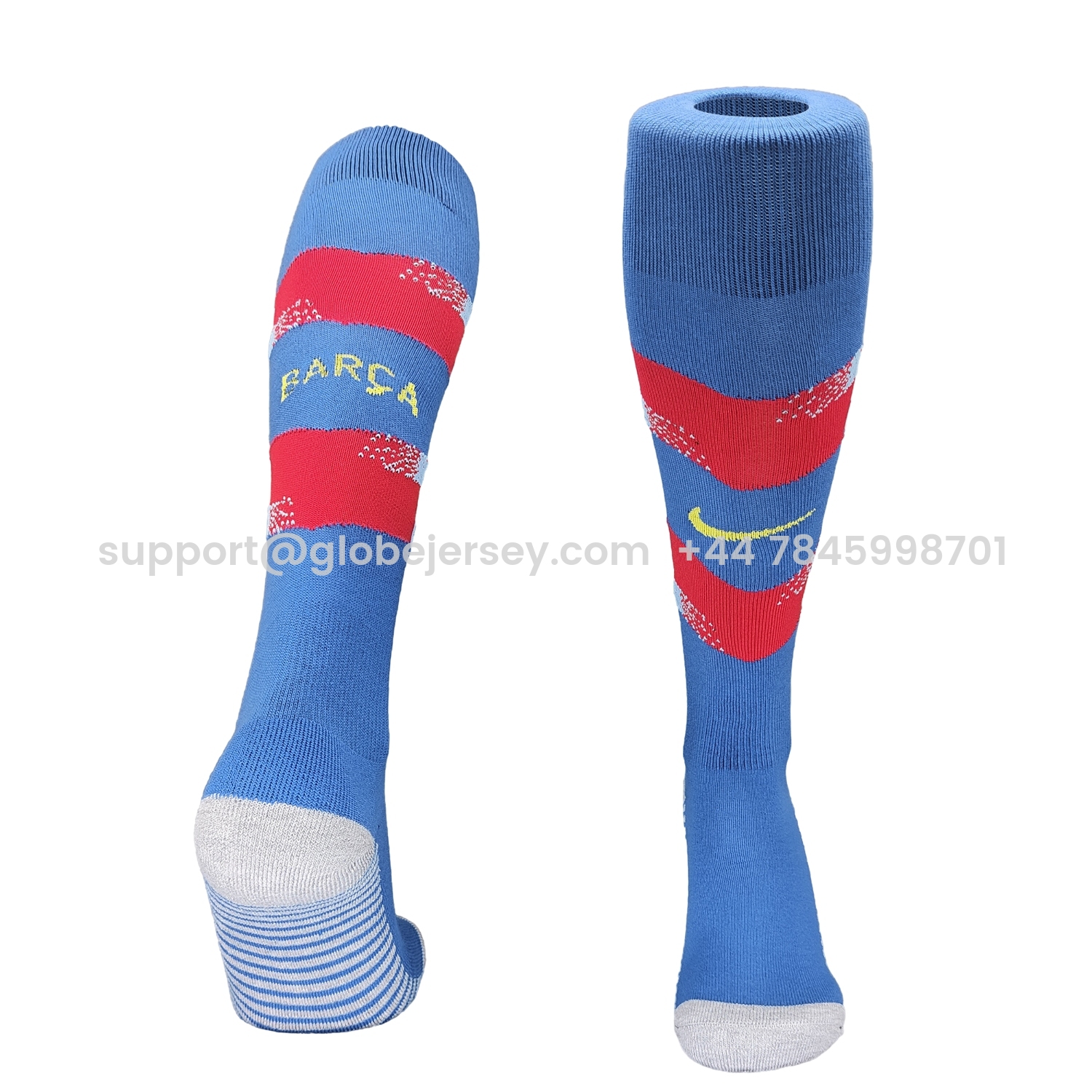 GlobeJersey-Barcelona 25-26 Fourth Socks - Blue Red