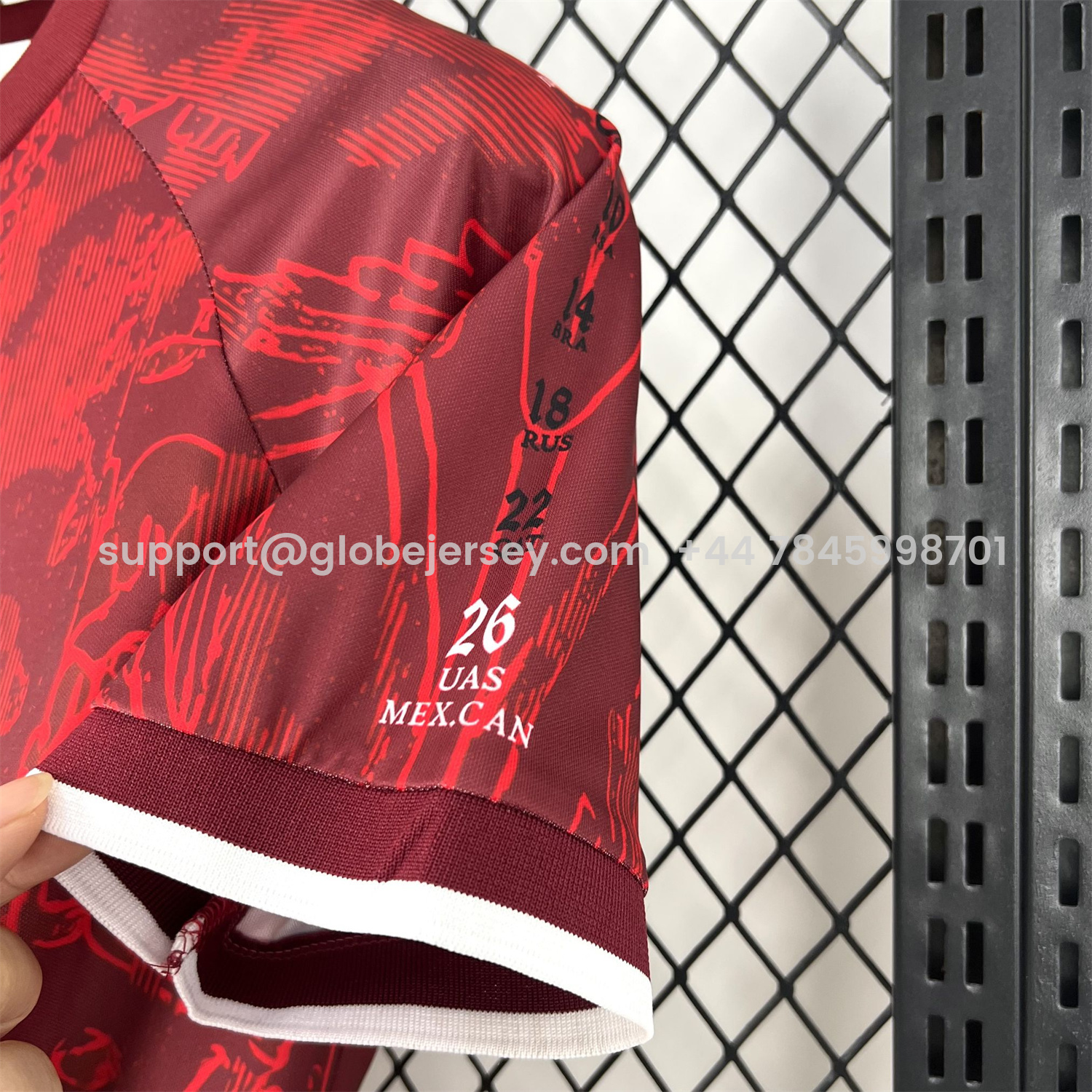 GlobeJersey-Turkey 2026 Red With Dark Red Patterns Special Edition Jersey - Fans Version