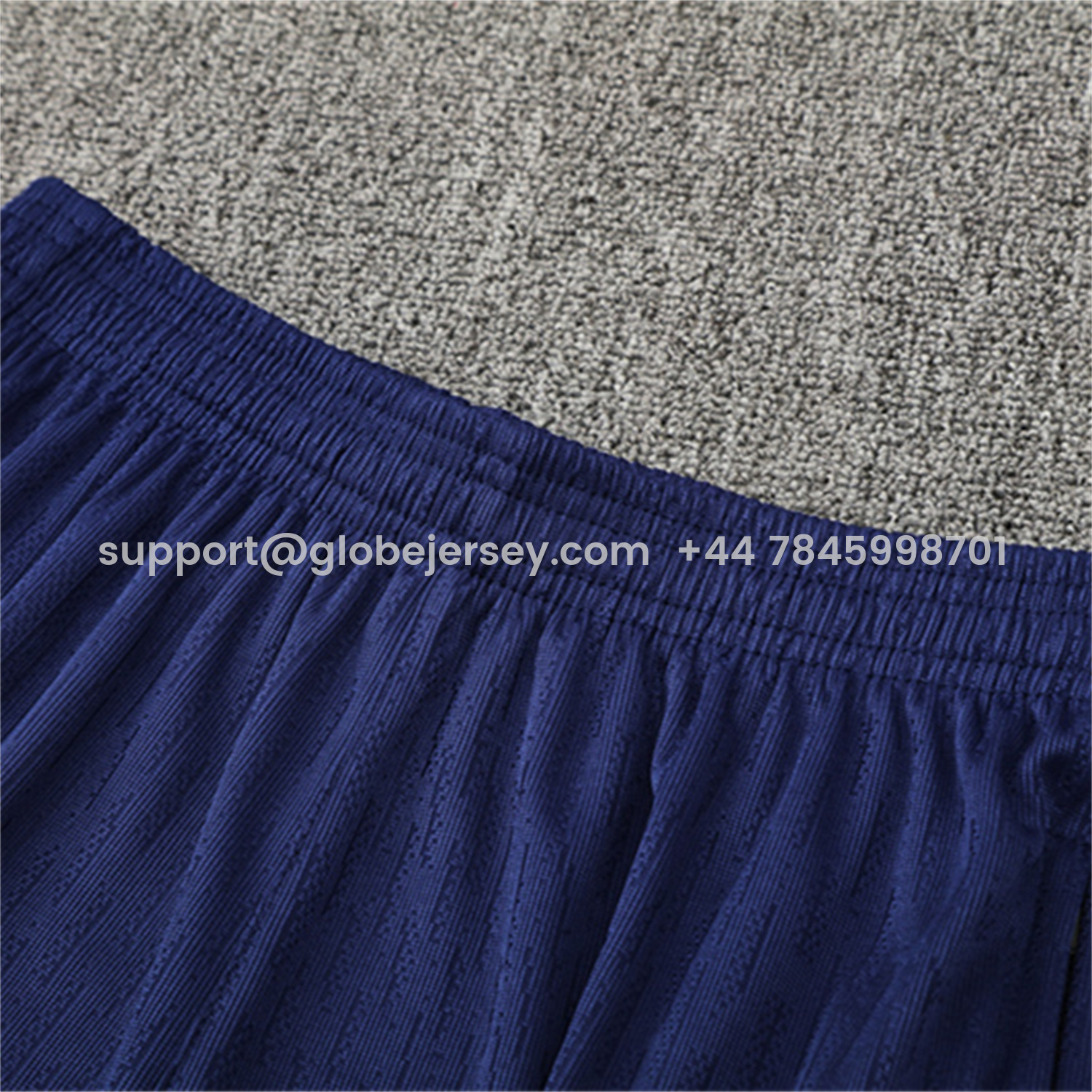 GlobeJersey-Barcelona 25-26 Long Sleeve Training Set - Royal Blue Top Yellow Sponsor & Royal Blue Pants