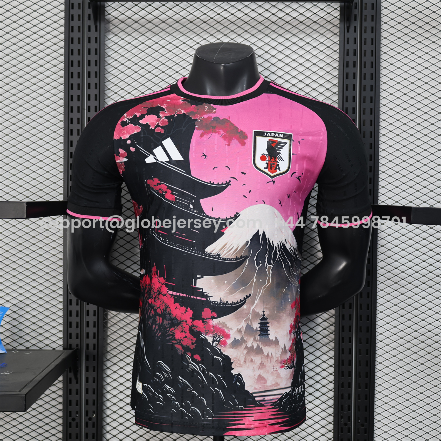 GlobeJersey-Japan 25-26 Pink Cherry Mount Fuji Special Edition Jersey - Player Version