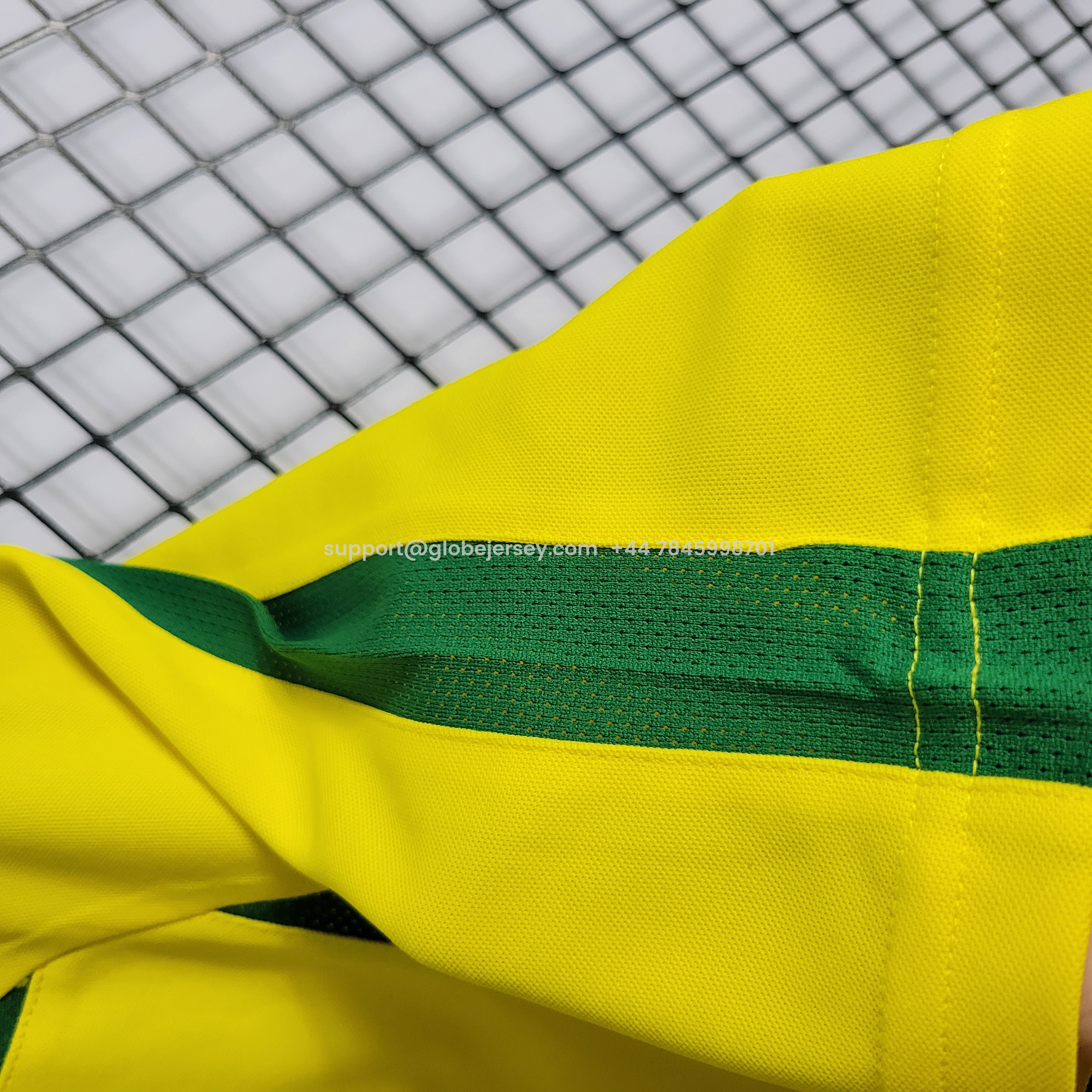 GlobeJersey-Retro Brazil 2002 Home Stadium Jersey