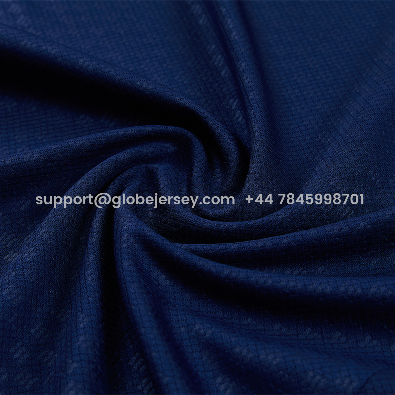 GlobeJersey-Spain 2026 Short-Sleeve Training Set - Dark Blue Top & Dark Blue Pants