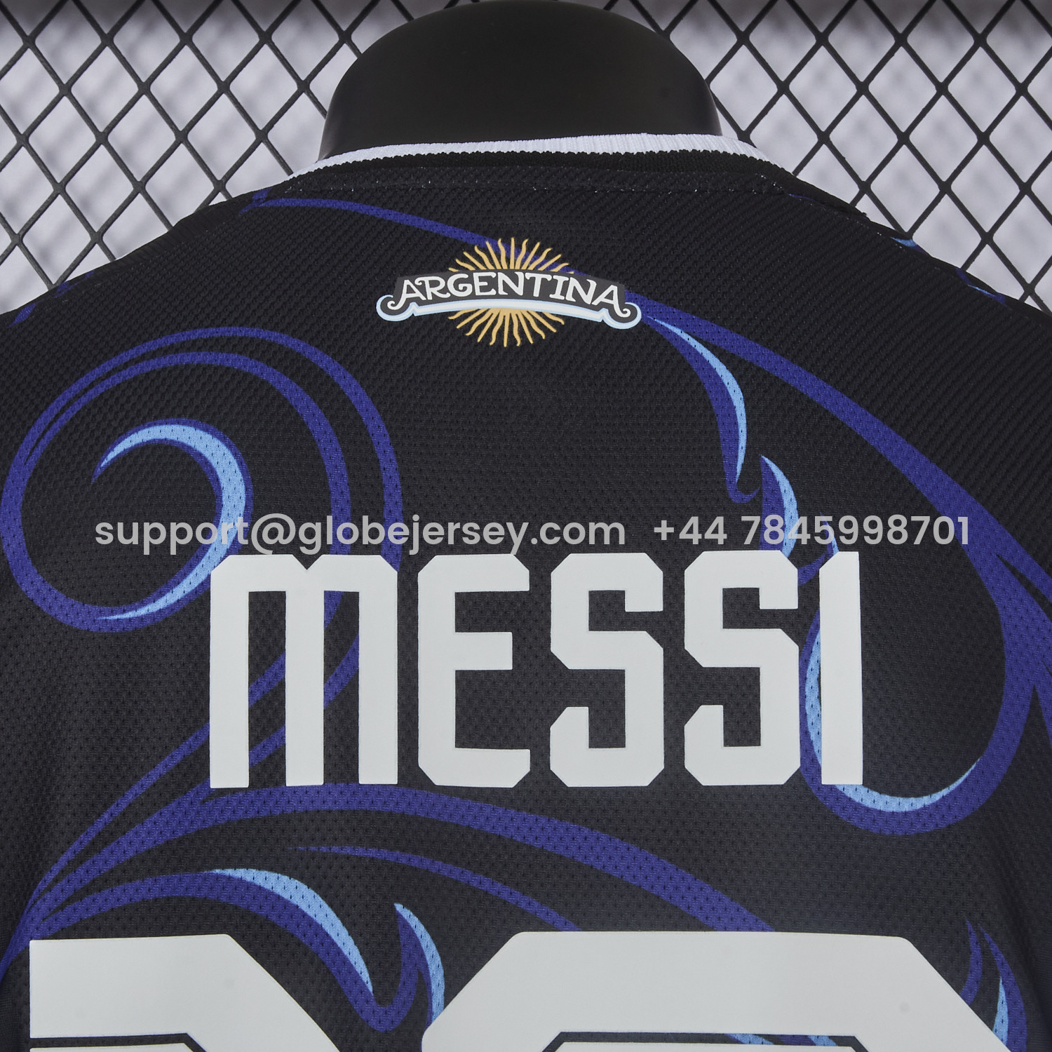 GlobeJersey-Argentina 2026 Away Deep Blue Jersey - Player Version