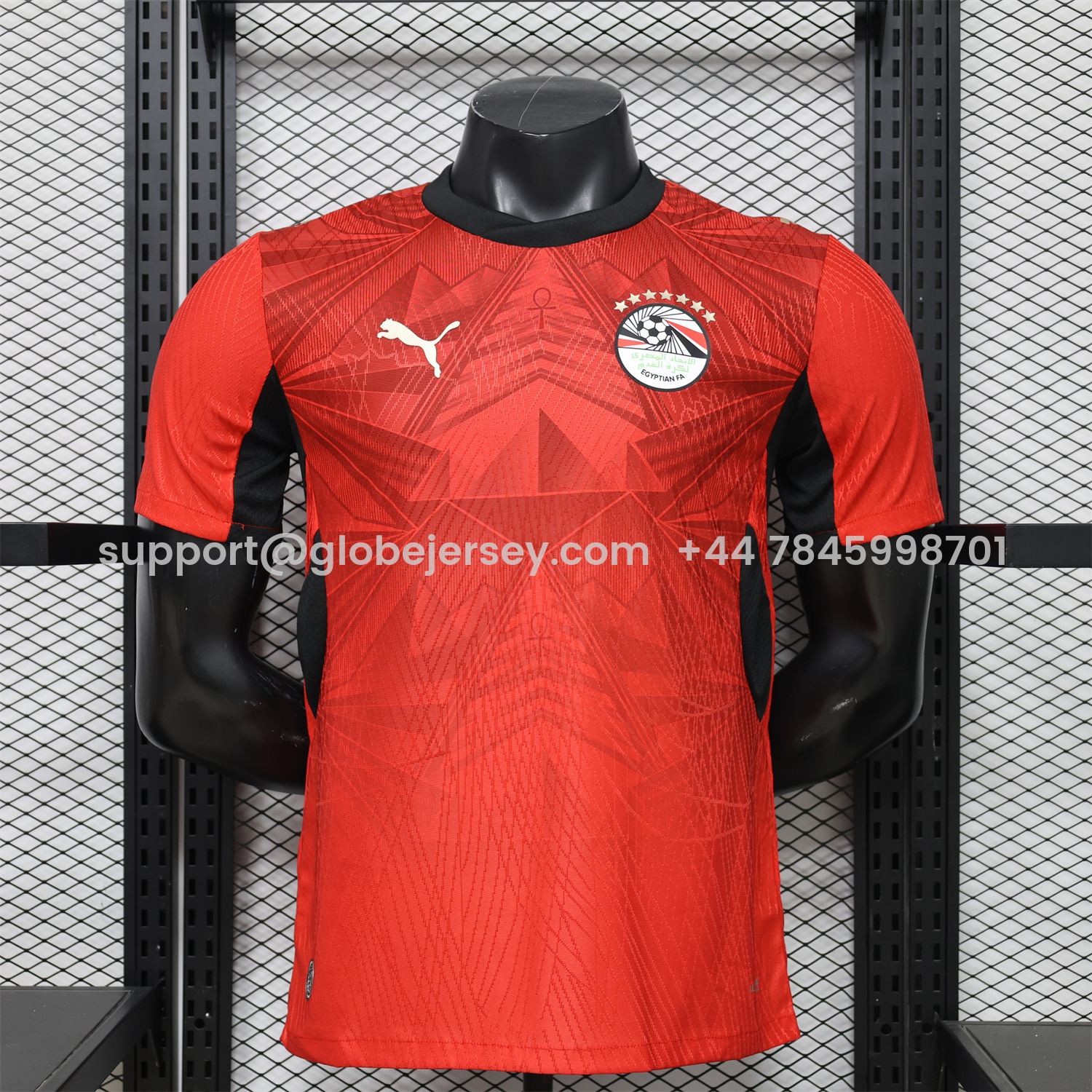 GlobeJersey-Egypt 2026 Home Jersey - Player Version