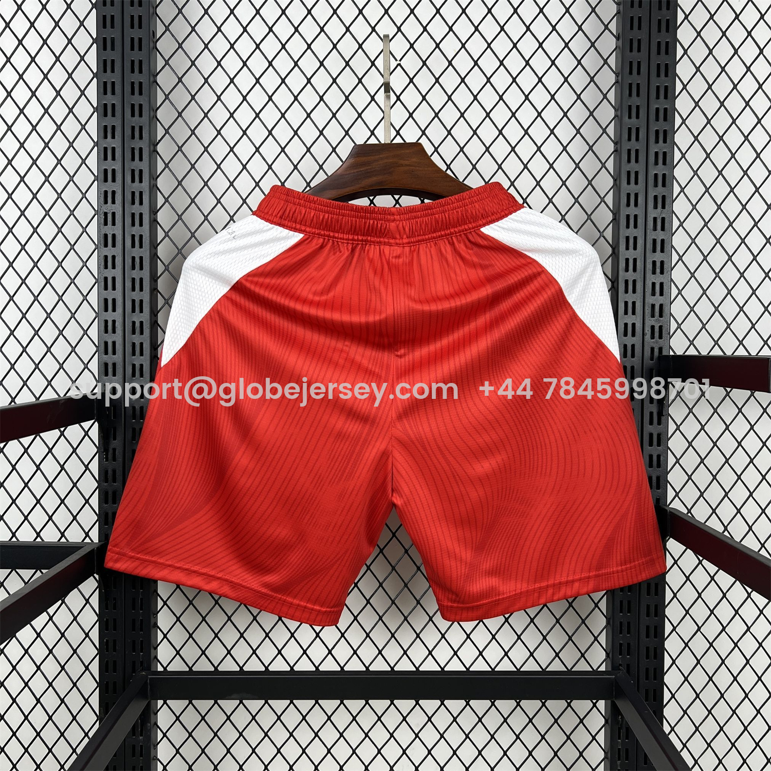GlobeJersey-Switzerland 2026 Home Red Shorts - Fans Version