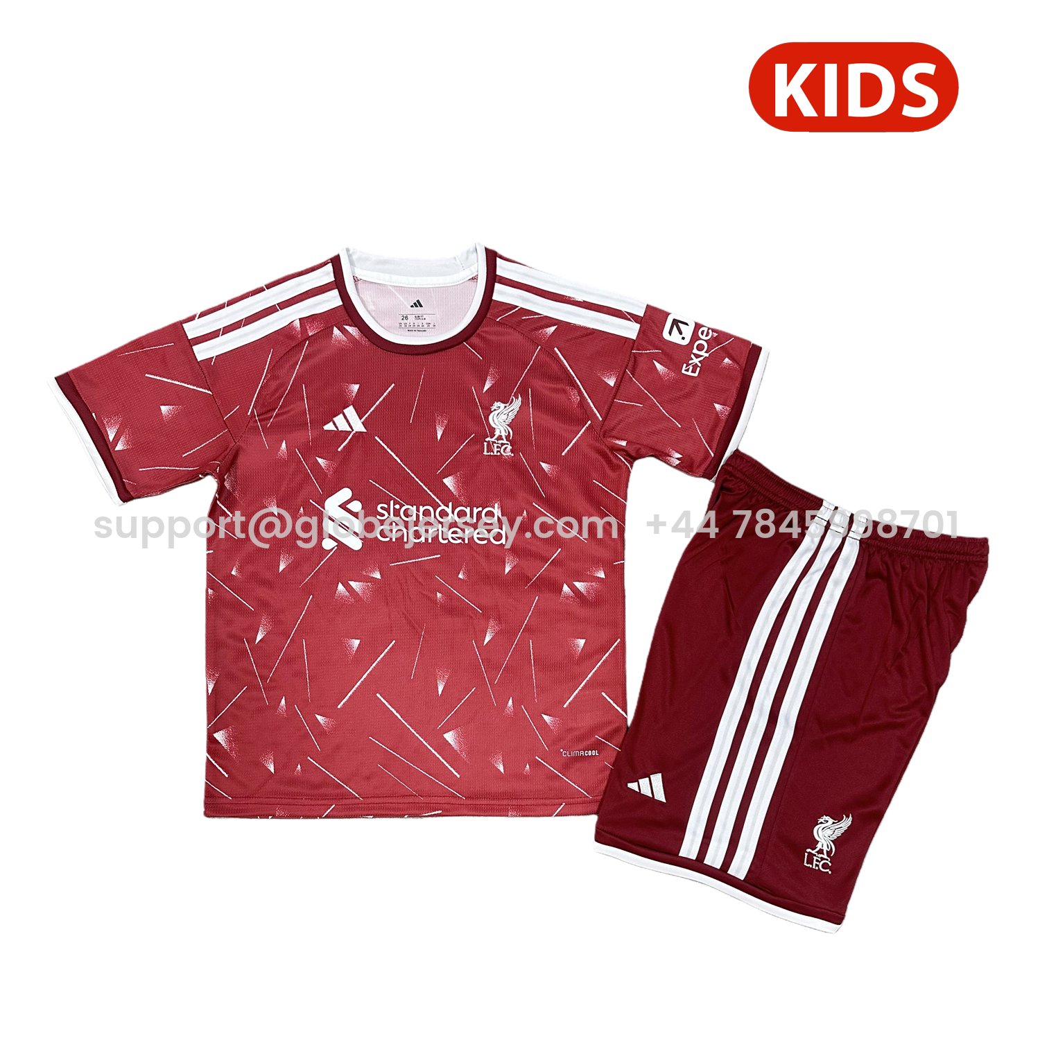 GlobeJersey-Liver.pool 26-27 Home Kids Kit