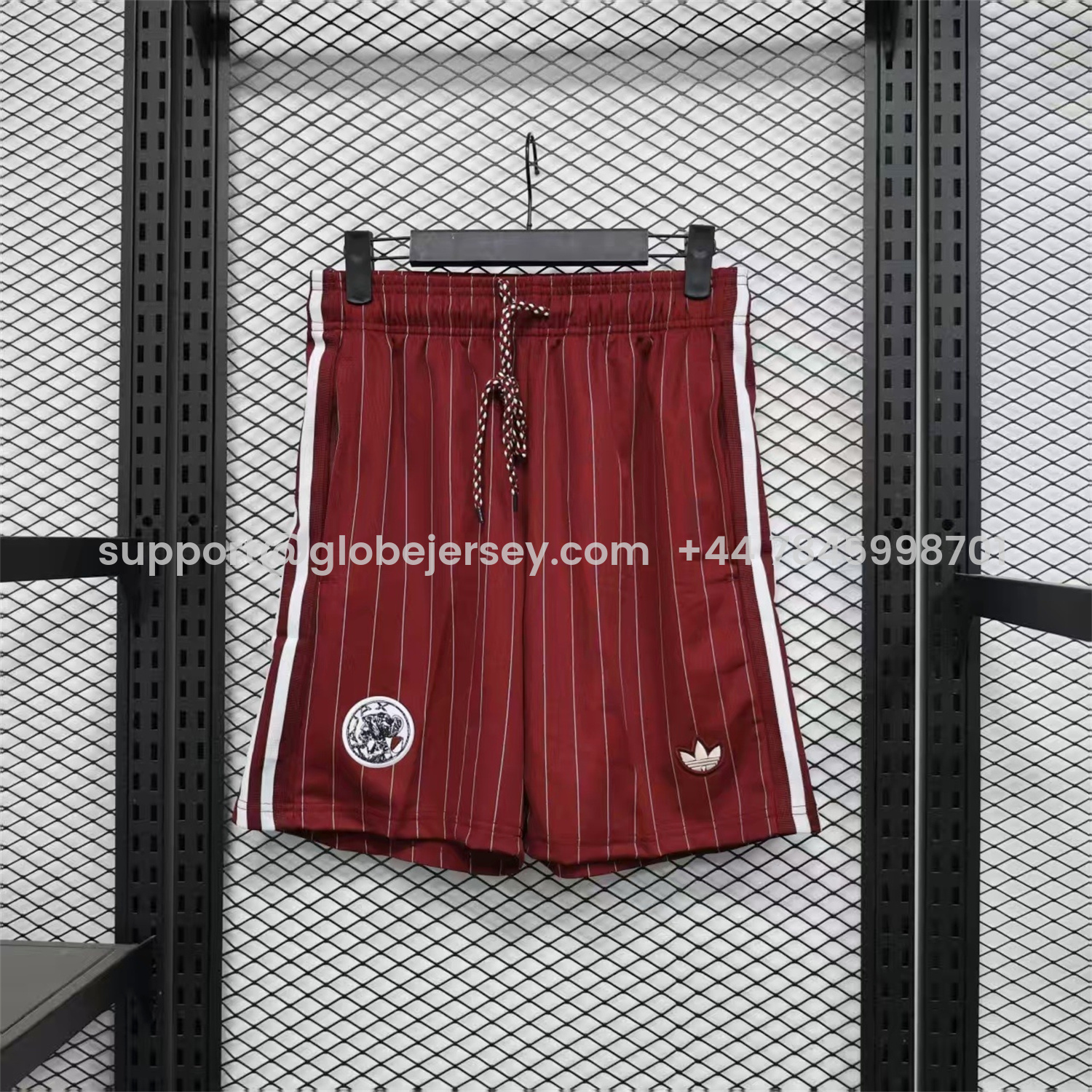 GlobeJersey-Ajax 25-26 Icon Range Travel Special Edition Red Shorts - Player Version