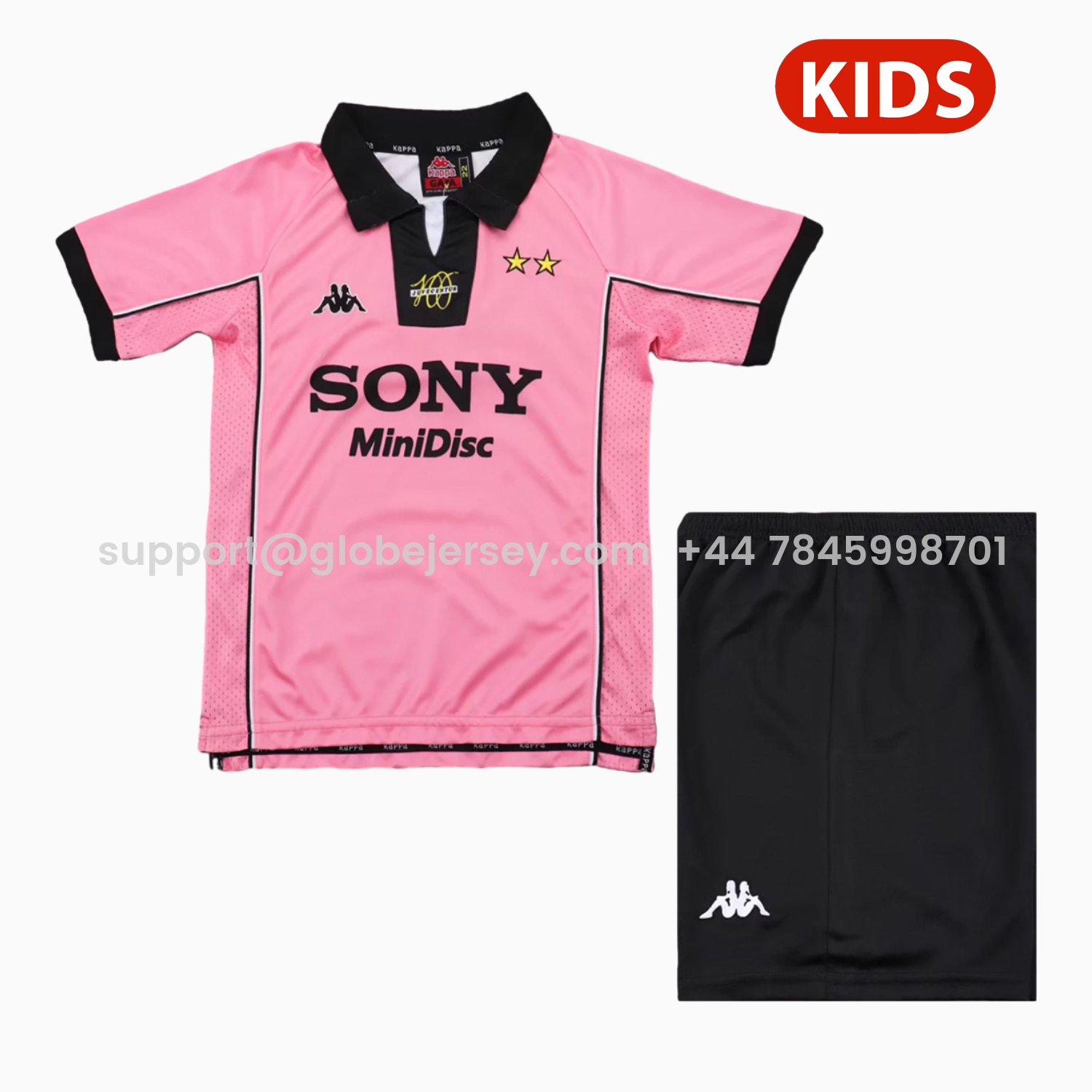GlobeJersey-Retro Juventus 1997-98 Away Kids Kit