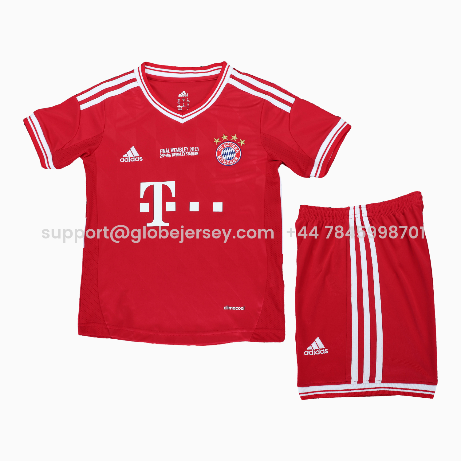 GlobeJersey-Retro Bayern Munich 2013-14 Home Kids Kit