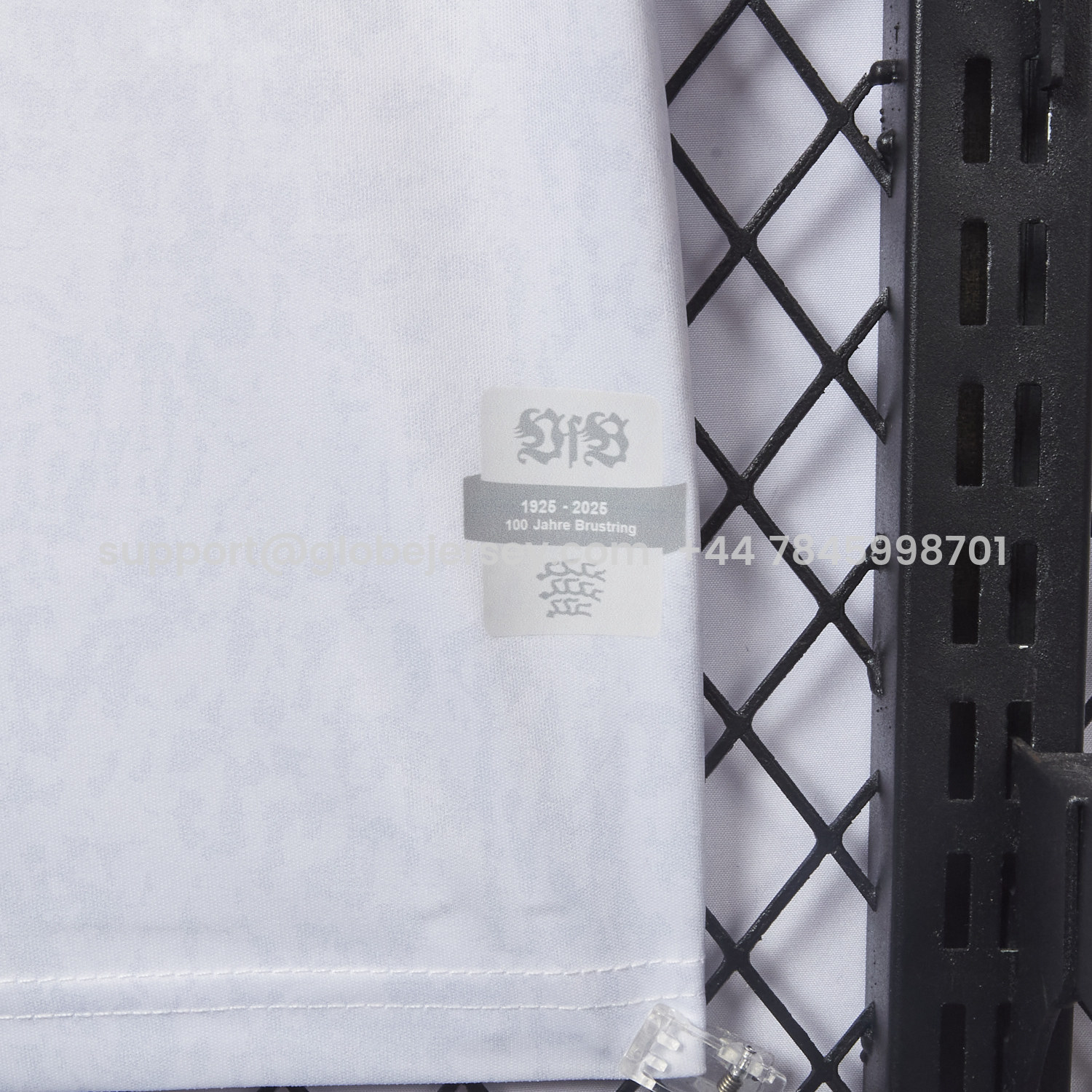 GlobeJersey-【Embroidered Team Badge】Stuttgart 25-26 100th Anniversary Jersey - Fans Version