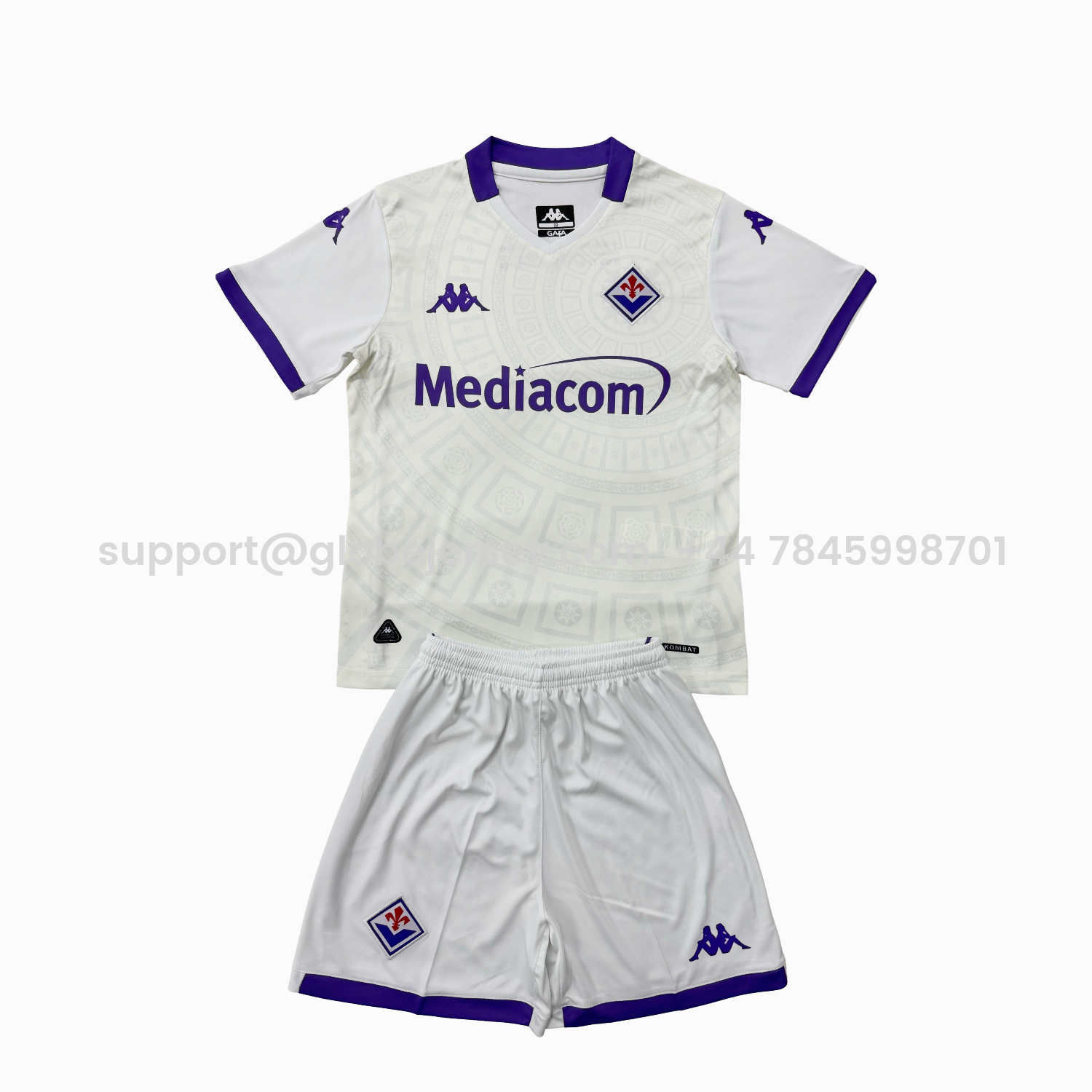 GlobeJersey-Fiorentina 25-26 Away Kids Kit
