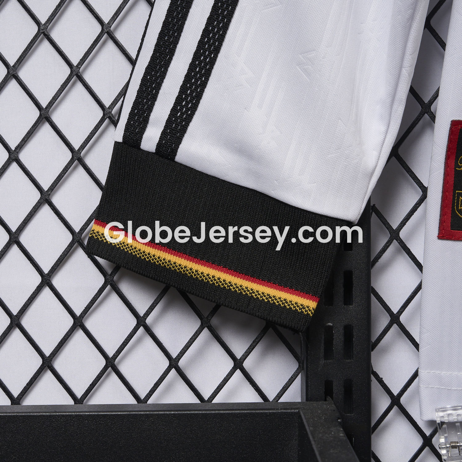 GlobeJersey-Retro Germany 1996 Home Long Sleeves Jersey