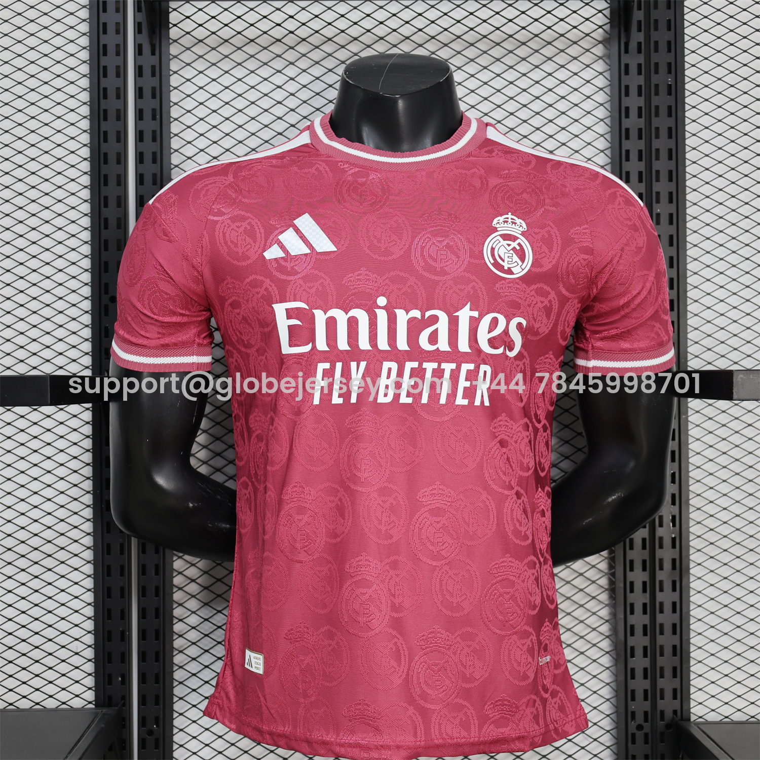GlobeJersey-Real Madrid 25-26 Wine Red Special Jersey - Player Version