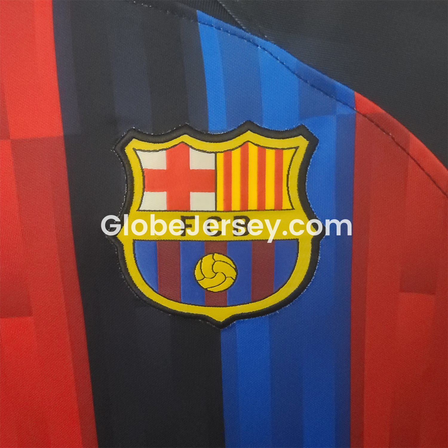 GlobeJersey-Retro Barcelona 22-23 Owl Sponsor Home Jersey
