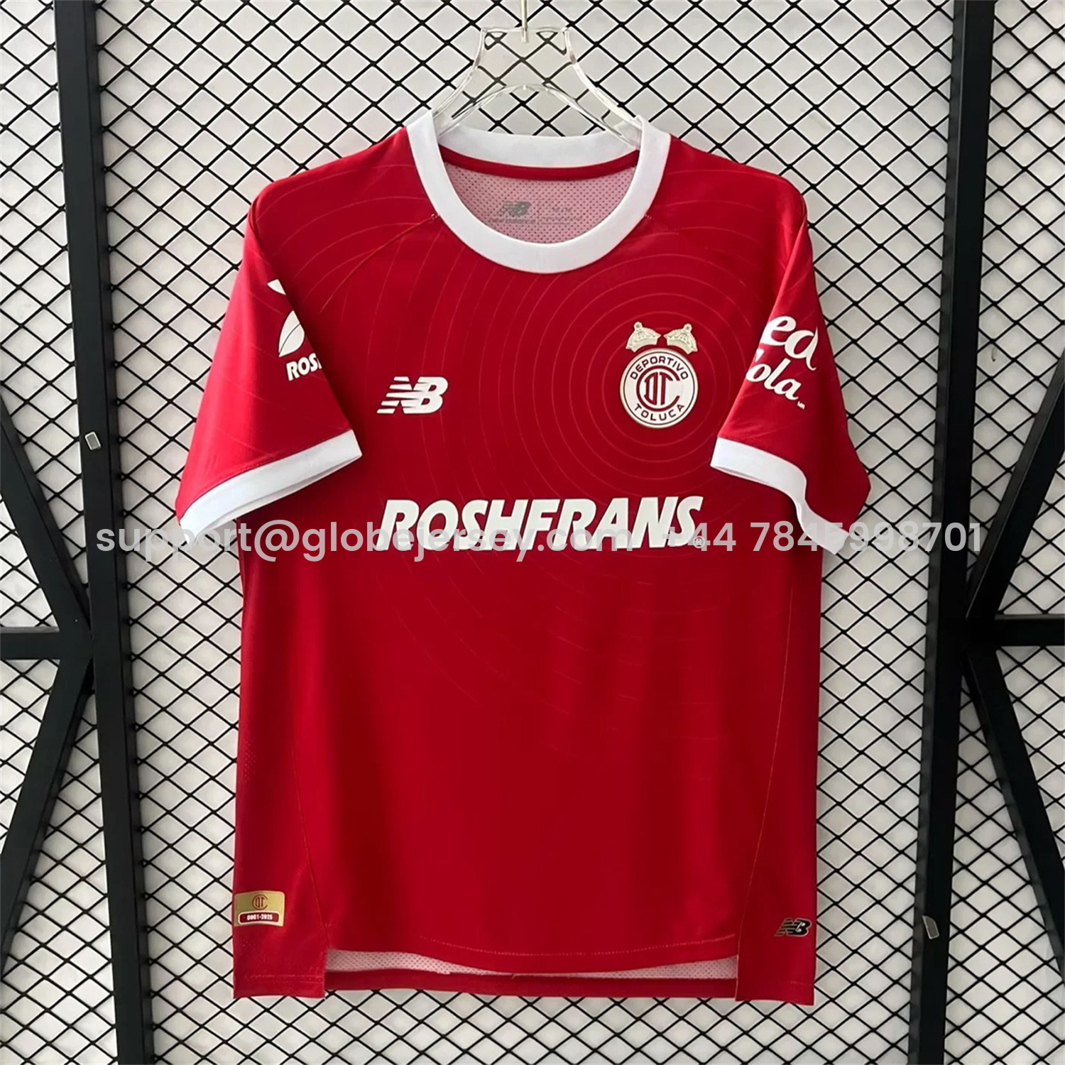 GlobeJersey-Toluca 25-26 Red Special Jersey - Fans Version