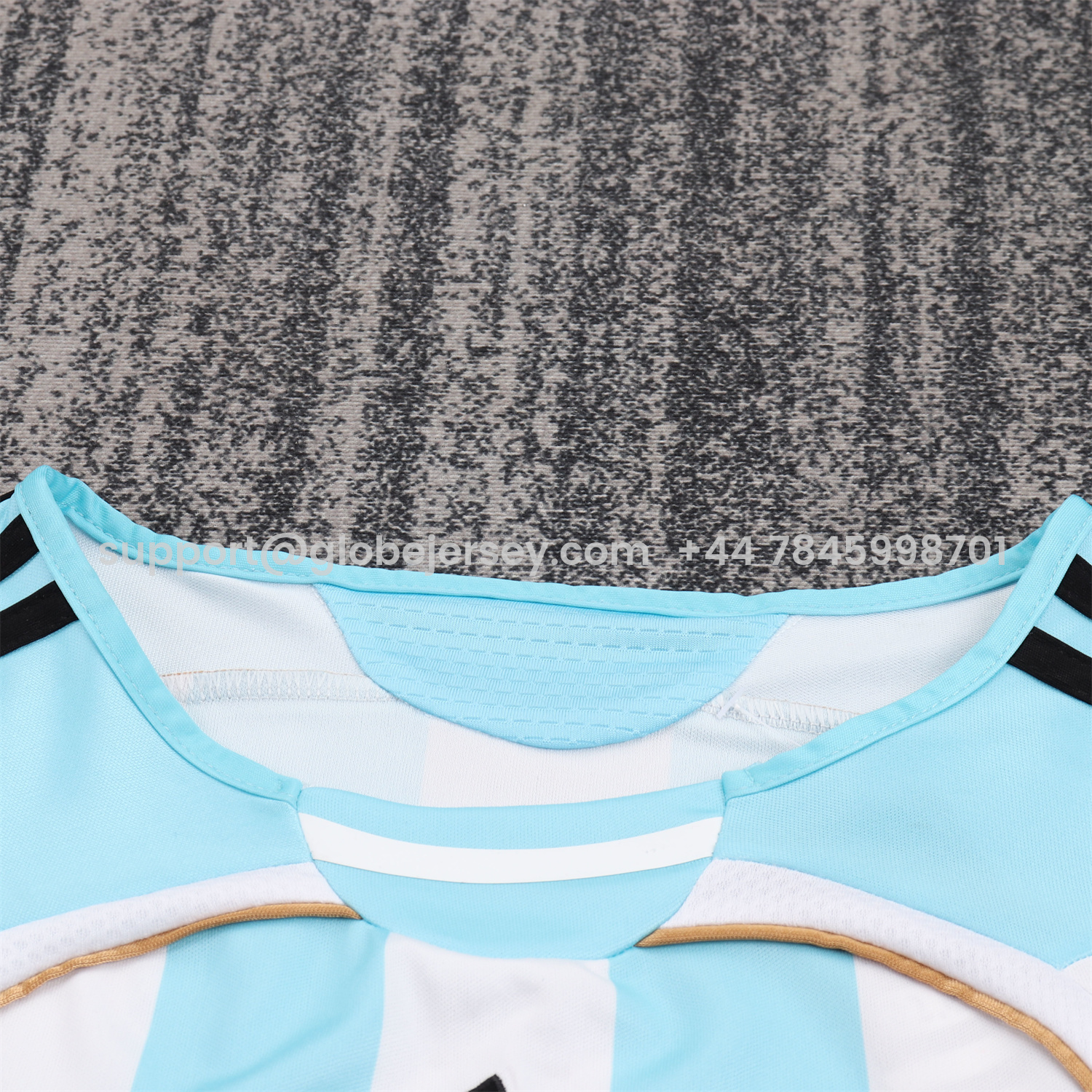 GlobeJersey-Retro Argentina 2006 Home Kids Kit