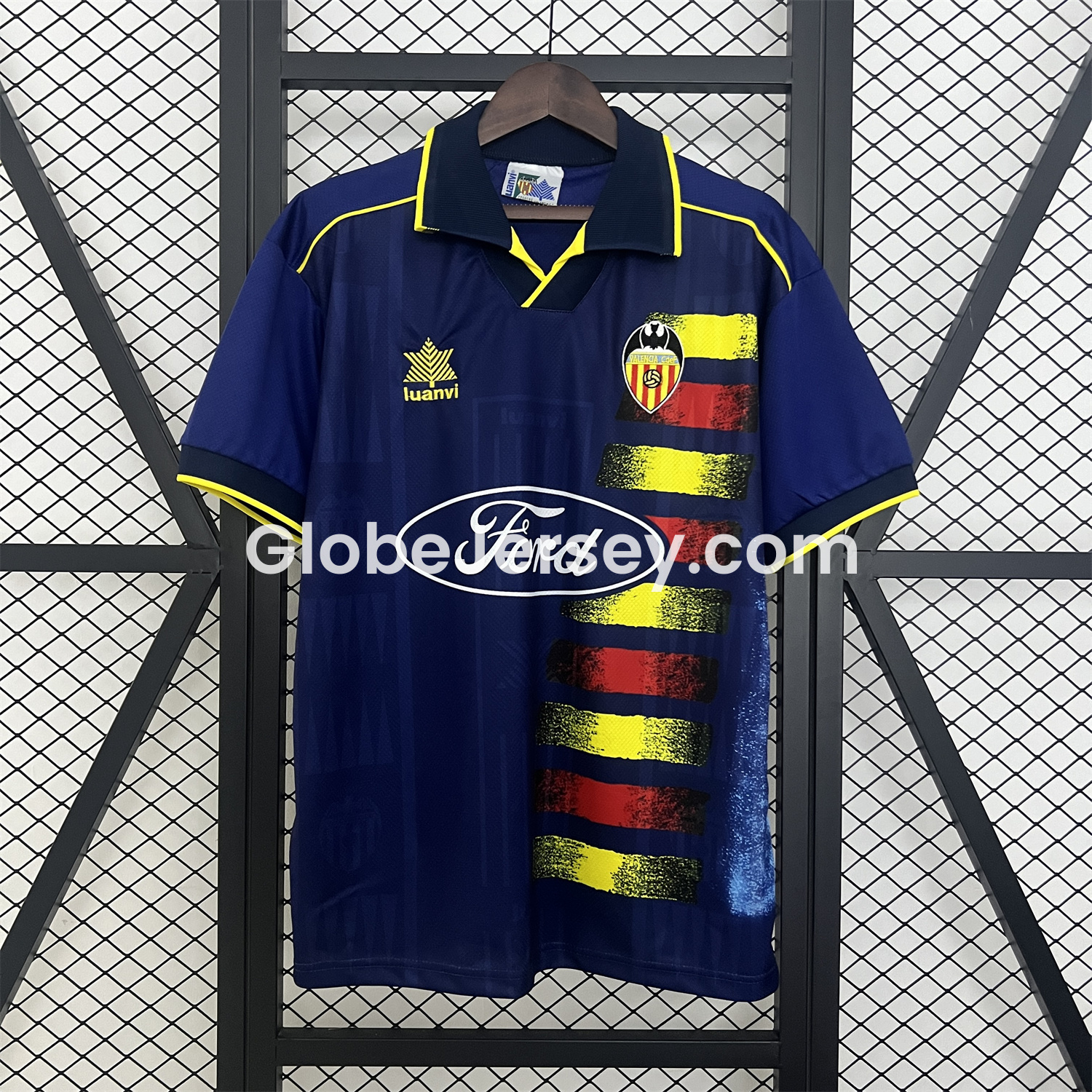 GlobeJersey-Retro Valencia 1996-97 Away Jersey