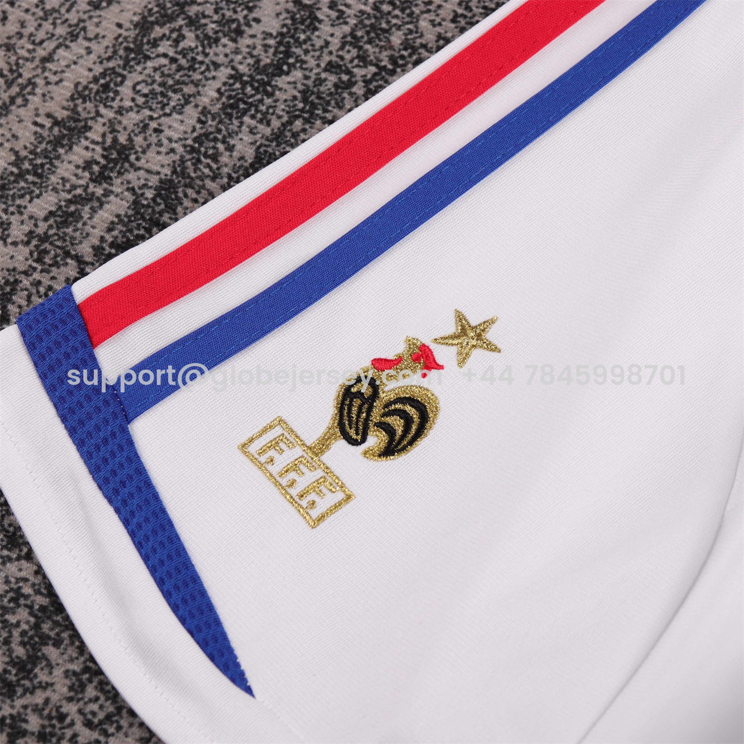 GlobeJersey-Retro France 2006 Away Kids Kit