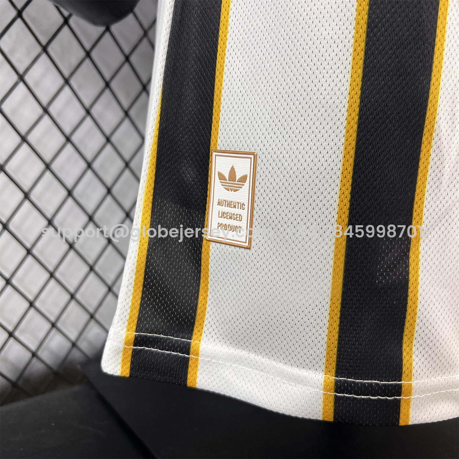 GlobeJersey-Boca Juniors 25-26 Black And White Stripes Jersey - Player Version