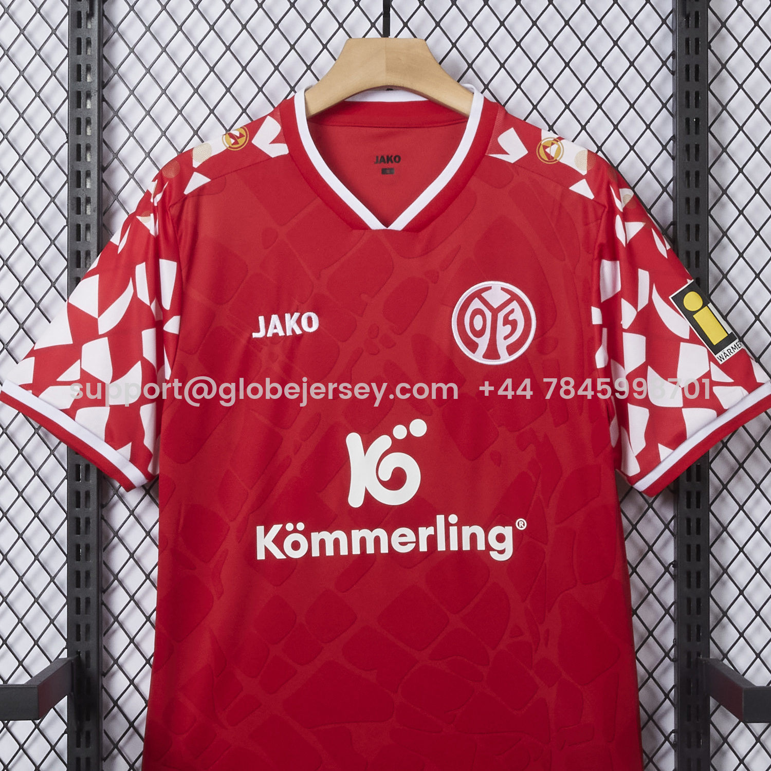 GlobeJersey-Mainz 25-26 Home Jersey - Fans Version