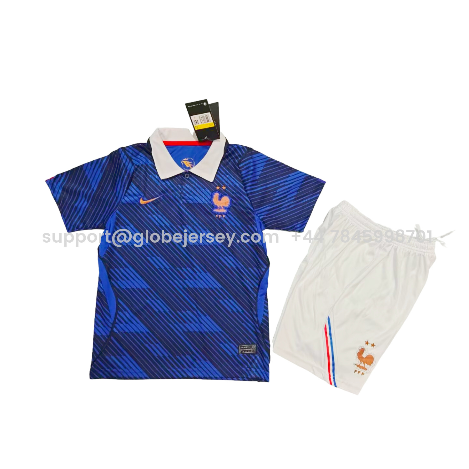 GlobeJersey-France 2026 Home Men's Adult Jersey Set - Fans Version