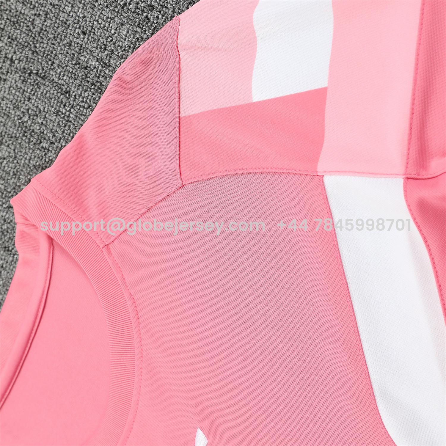 GlobeJersey-INT M.A.M 25-26 Short-Sleeve Training Set - Pink Top & Pink Shorts