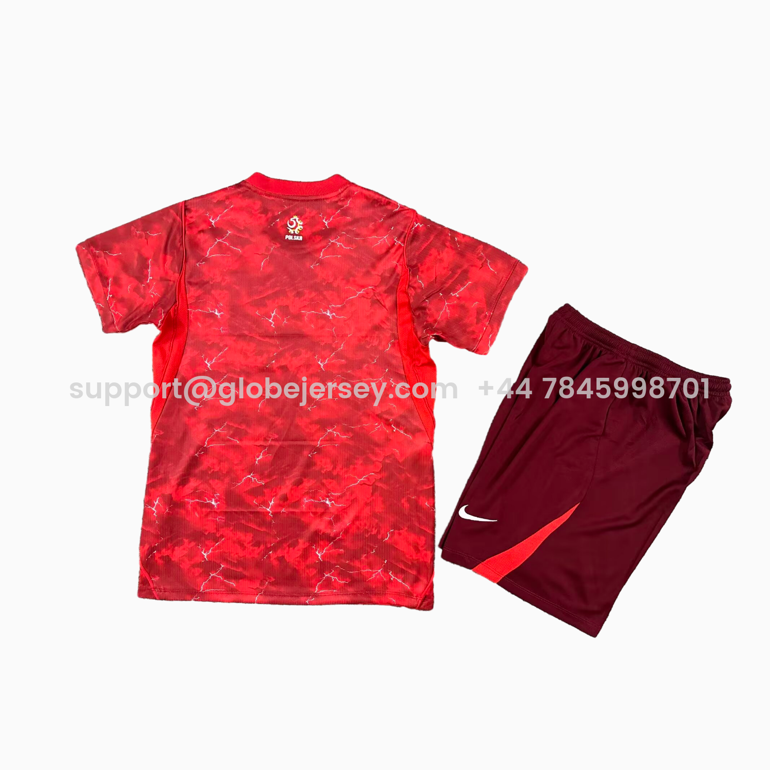 GlobeJersey-Poland 2026 Away Kids Kit