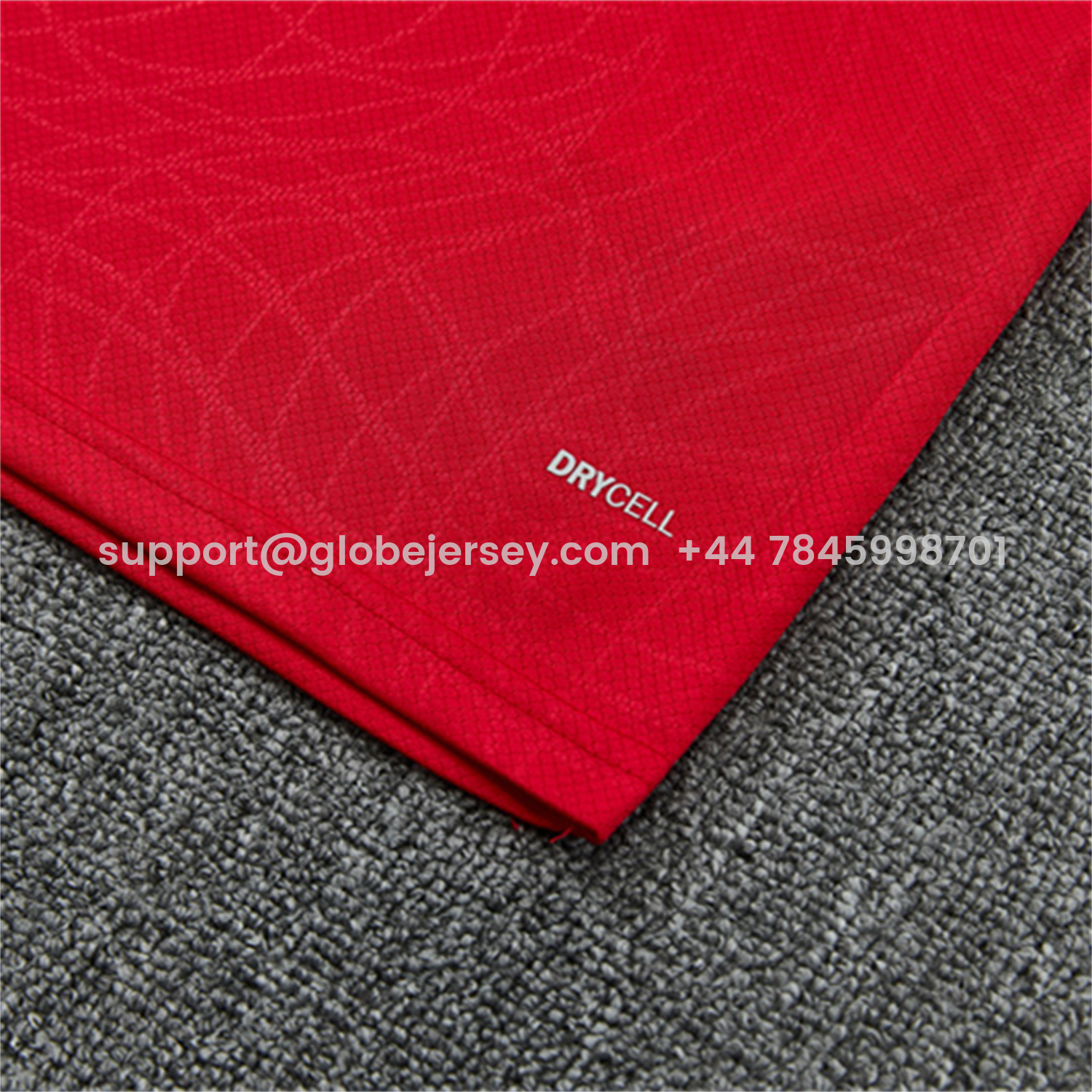GlobeJersey-Portugal 2026 Kids Short-Sleeve Training Set - Colors Top & Dark Blue With Red Stripe Pants