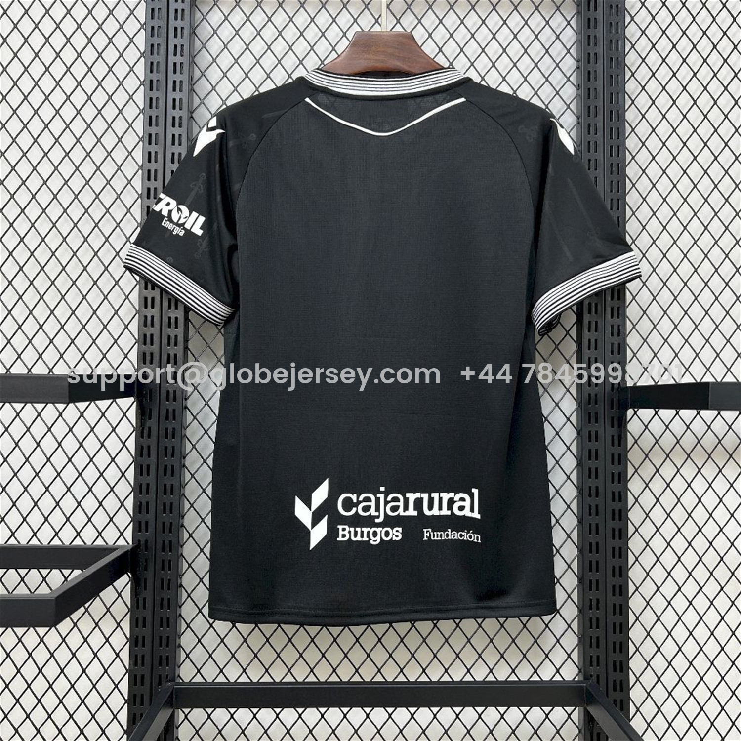 GlobeJersey-Burgos 25-26 Away Black Jersey - Fans Version