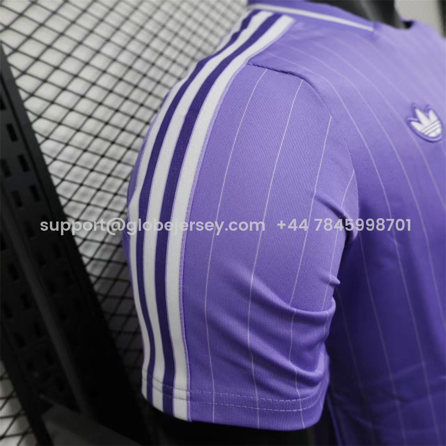GlobeJersey-Real Madrid 25-26 Icon Range Trefoil Light Purple Travel Jersey - Player Version