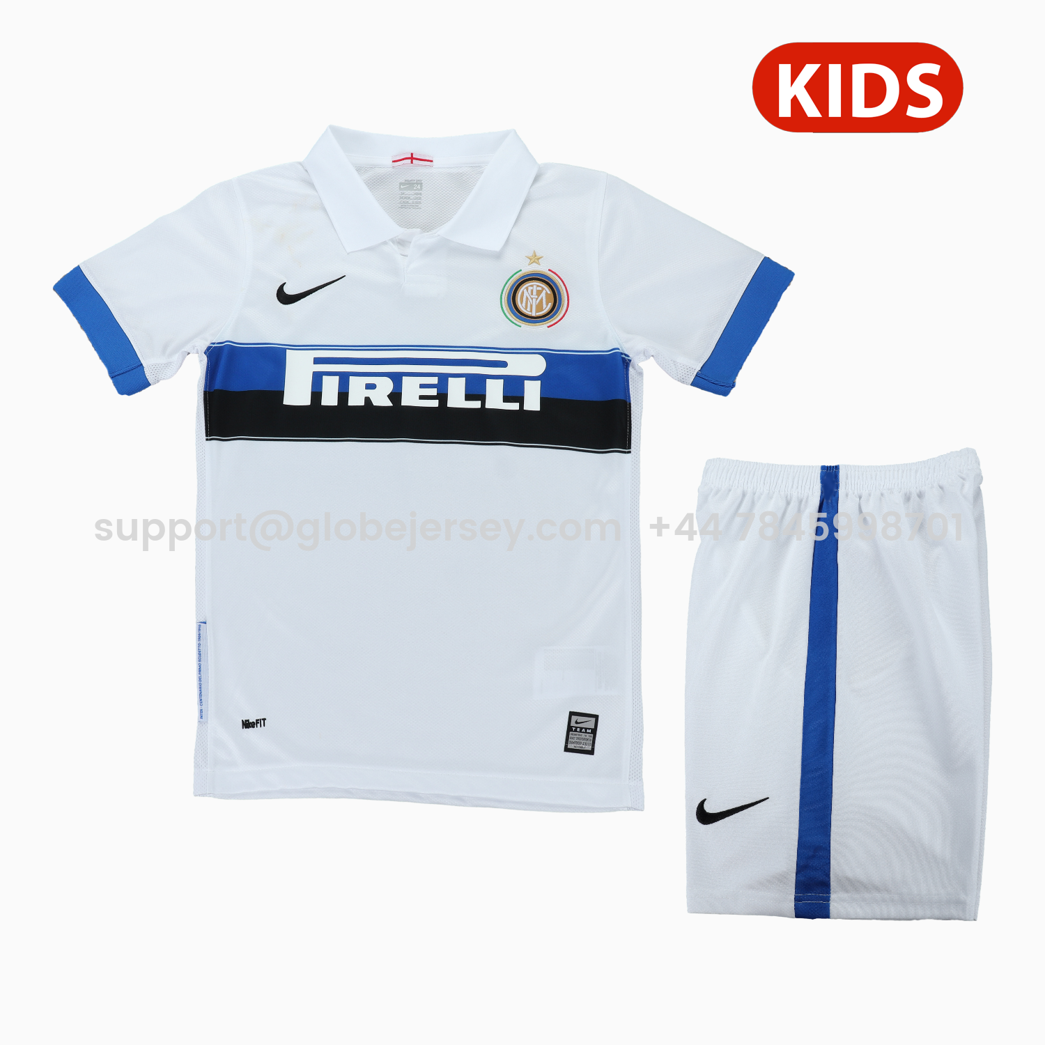GlobeJersey-Retro Inter Milan 2009-10 Away Kids Kit