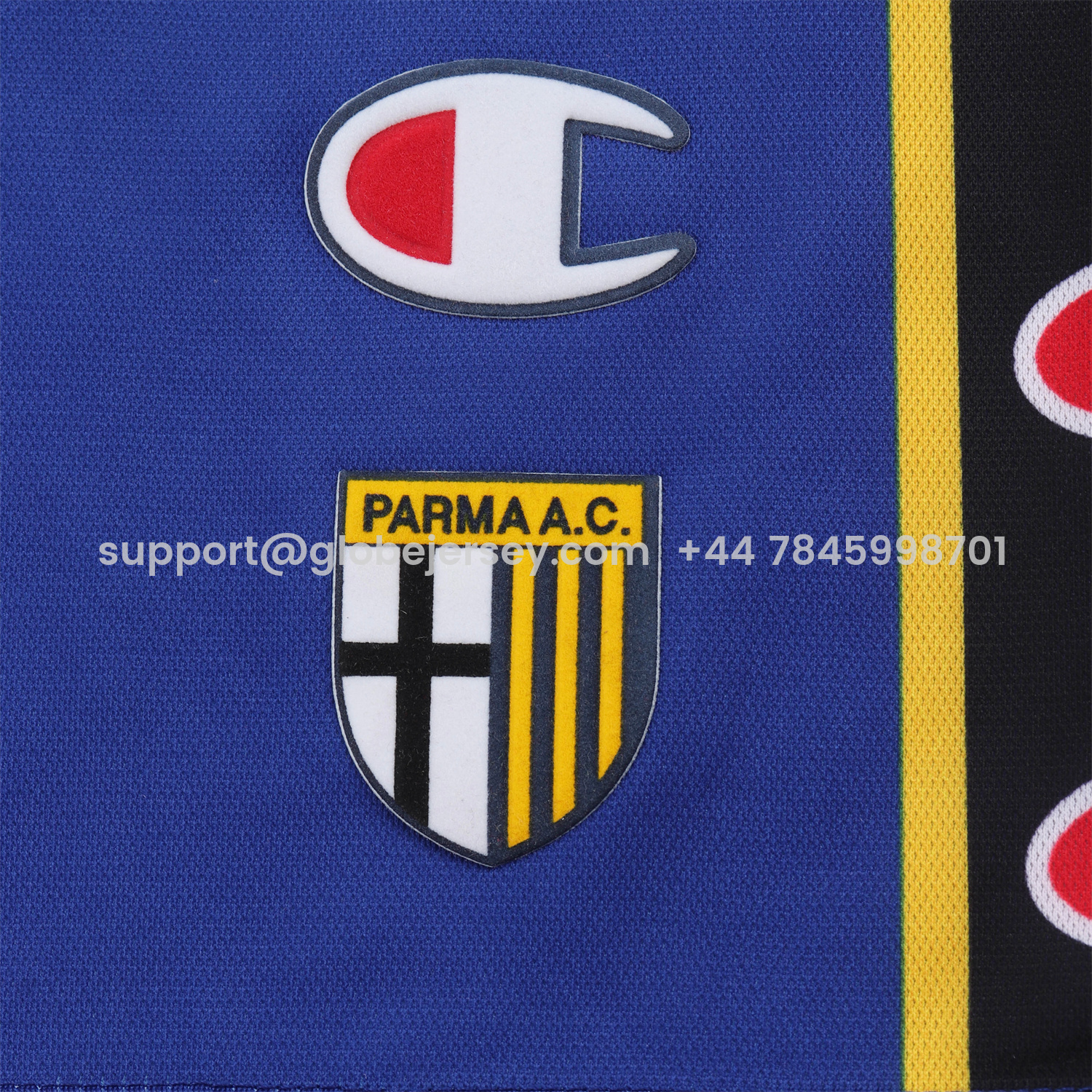 GlobeJersey-Retro Parma 2001-02 Home Kids Kit