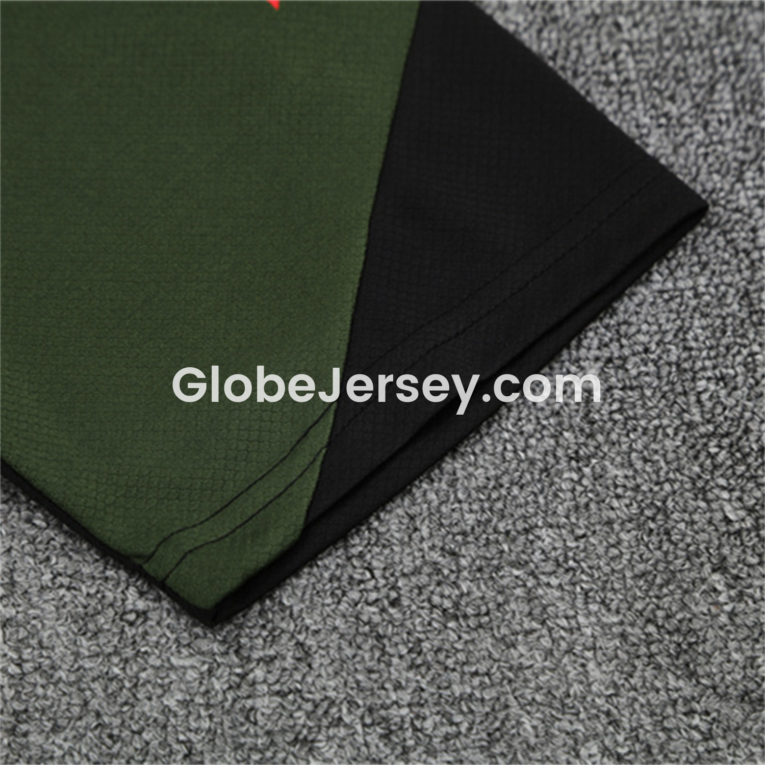 GlobeJersey-Bayern Munich 25-26 Kids Short-Sleeve Training Set - Green Top & Black shorts