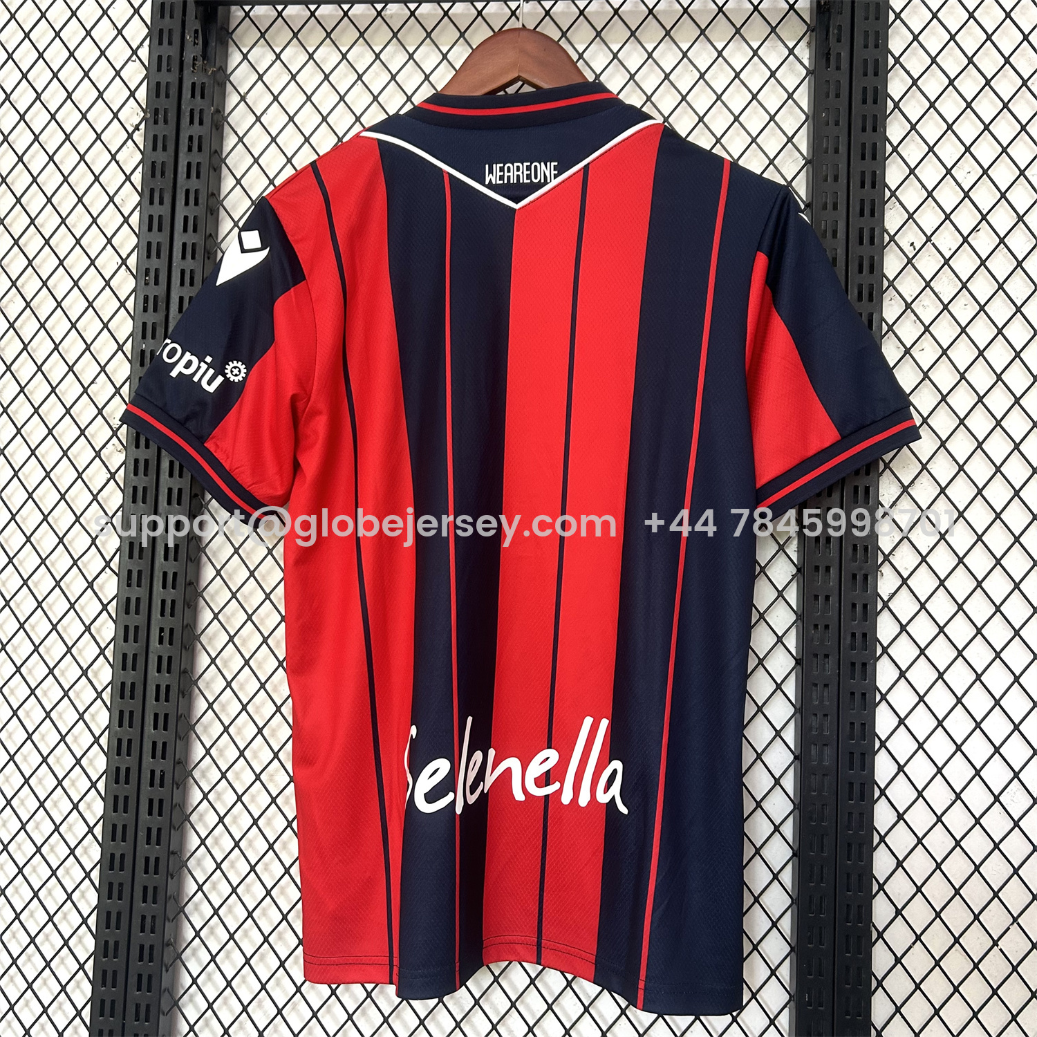 GlobeJersey-Bologna 25-26 Home Jersey - Fans Version