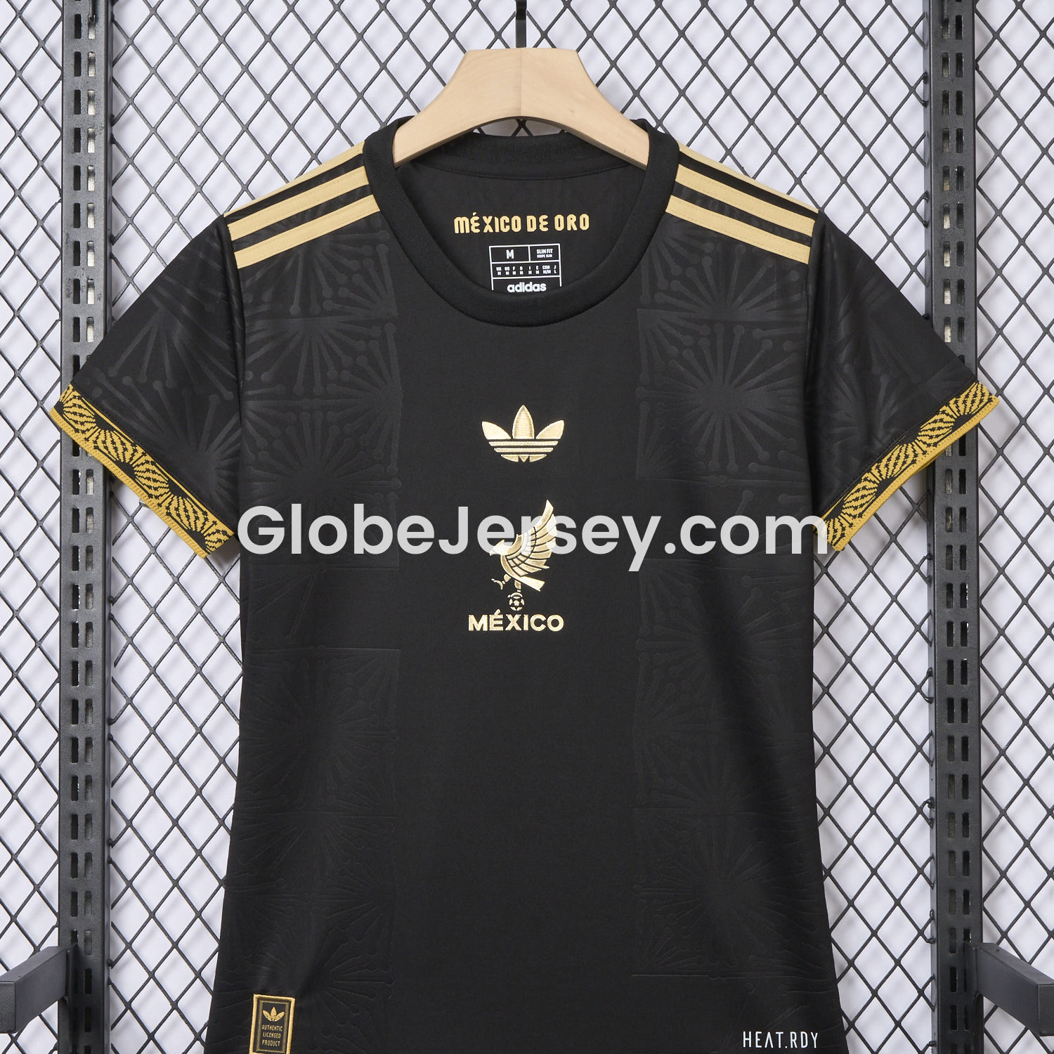 GlobeJersey-Women's Mexico 2025 Gold Cup Black Jersey - Fans Version