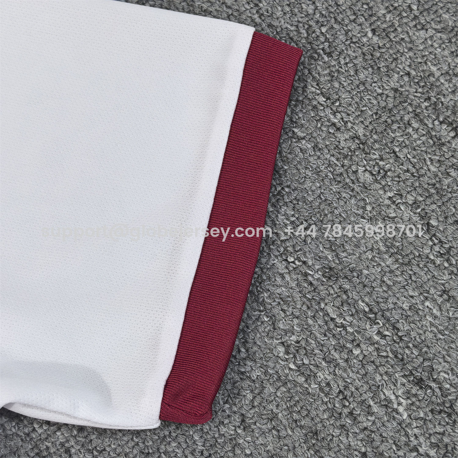 GlobeJersey-Japan 25-26 Red Flowers White Jersey - Fans Version