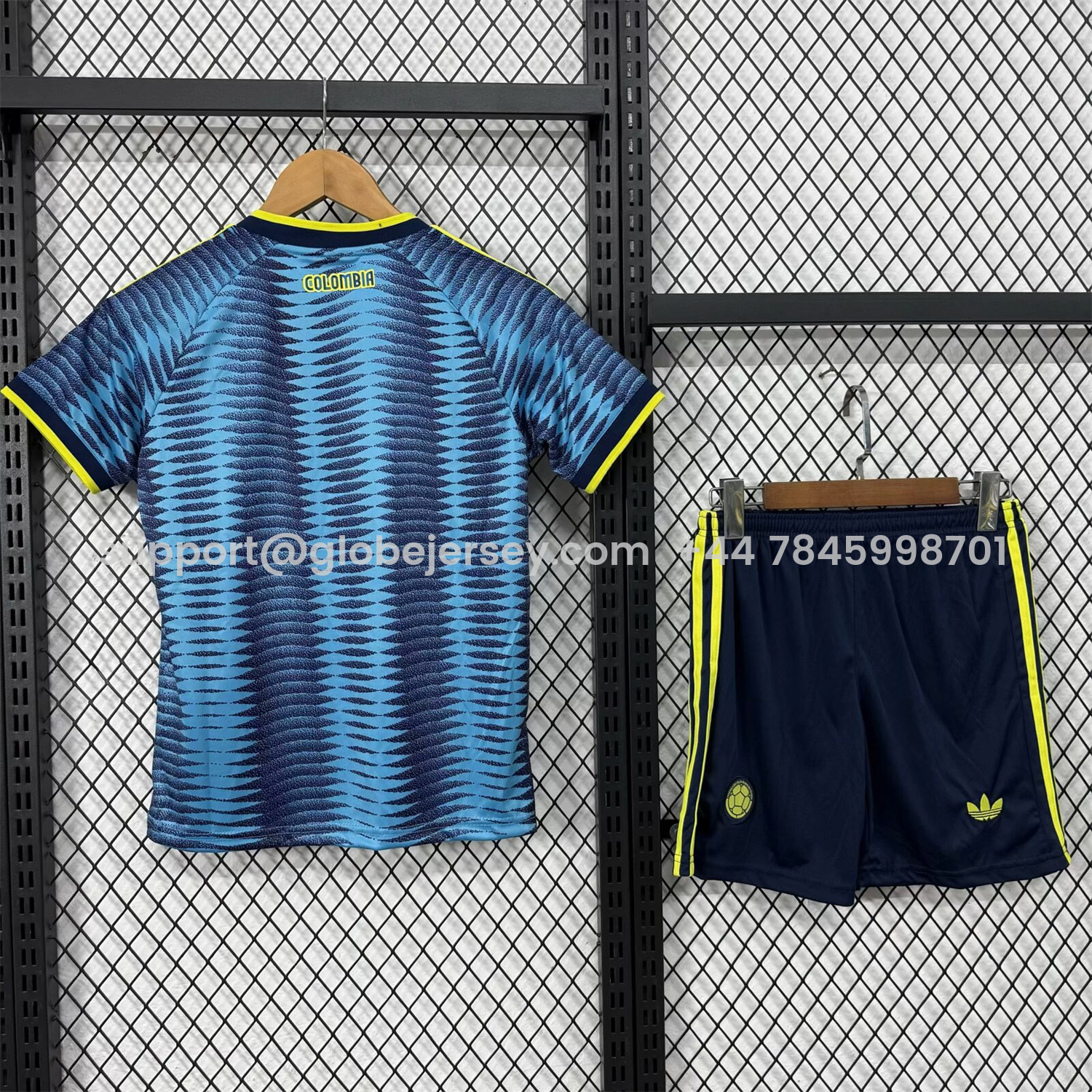 GlobeJersey-Colombia 2026 Away Kids Kit