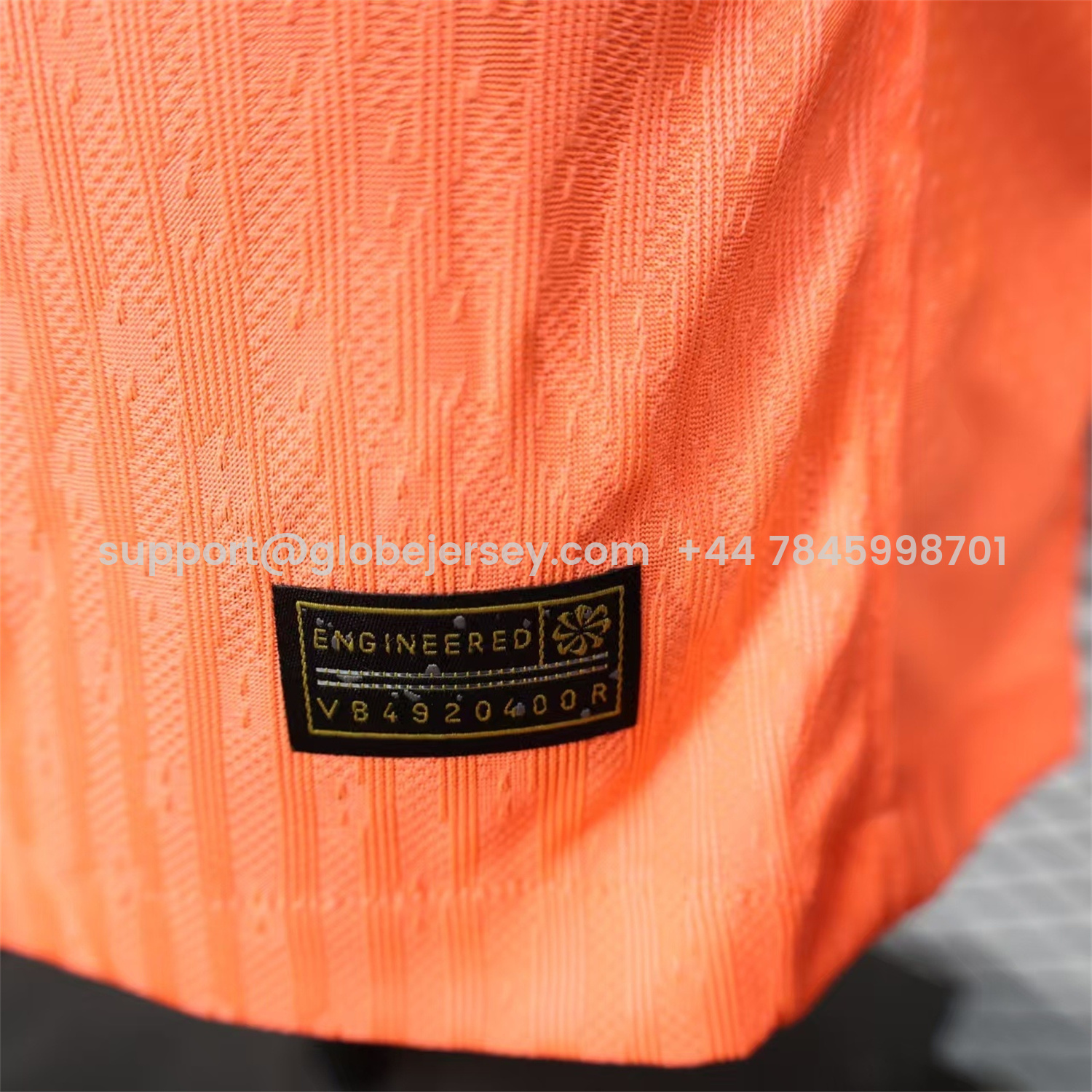 GlobeJersey-Barcelona 25-26 Third Orange Long Sleeves Jersey - Player Version