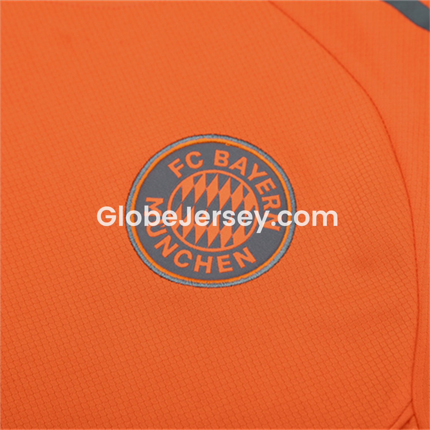 GlobeJersey-Bayern Munich 25-26 Kids Short-Sleeve Training Set - Orange Top & Gray shorts