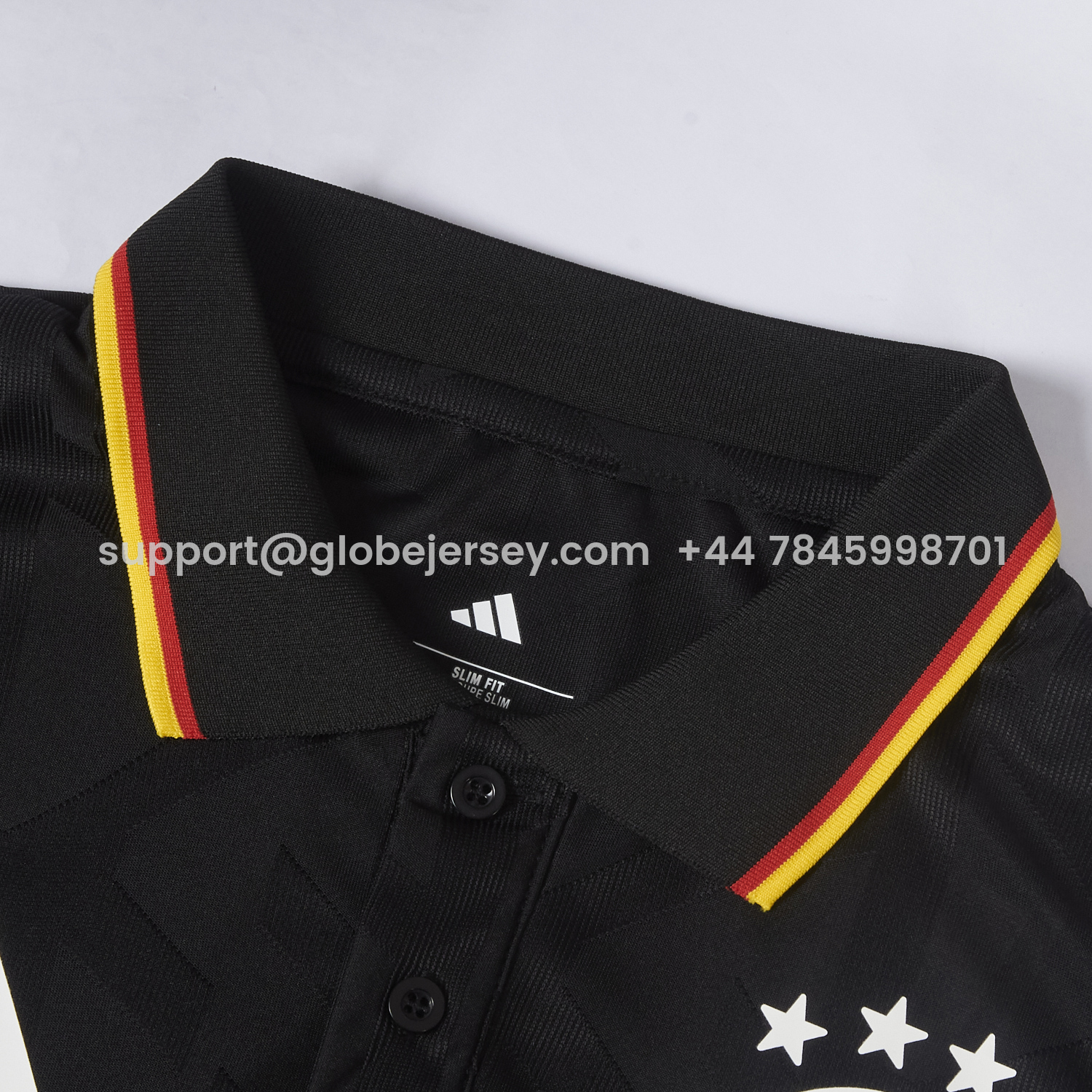 GlobeJersey-Germany 2026 Black Special Edition Polo Jersey - Player Version