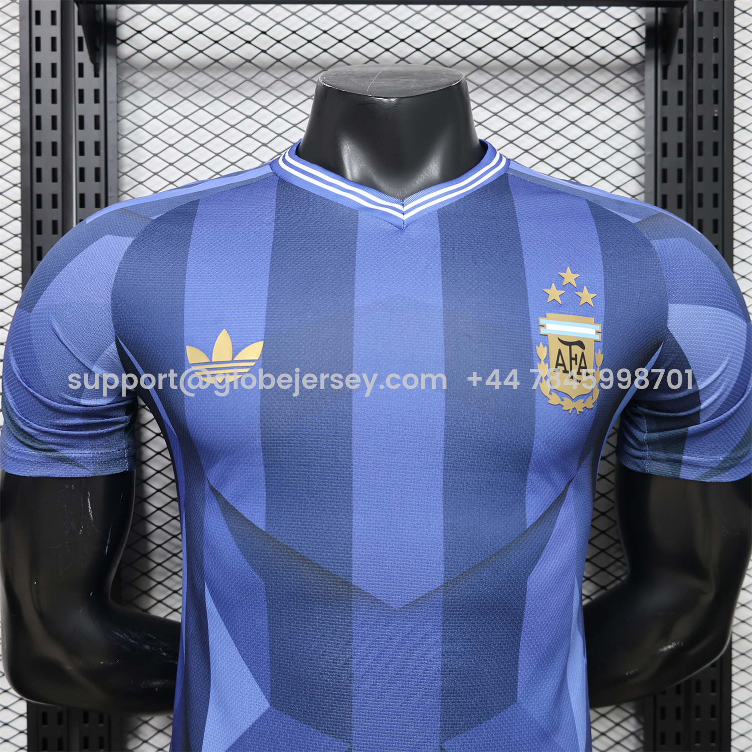 GlobeJersey-Argentina 2026 Dark Blue Water Chestnut Special Jersey - Player Version