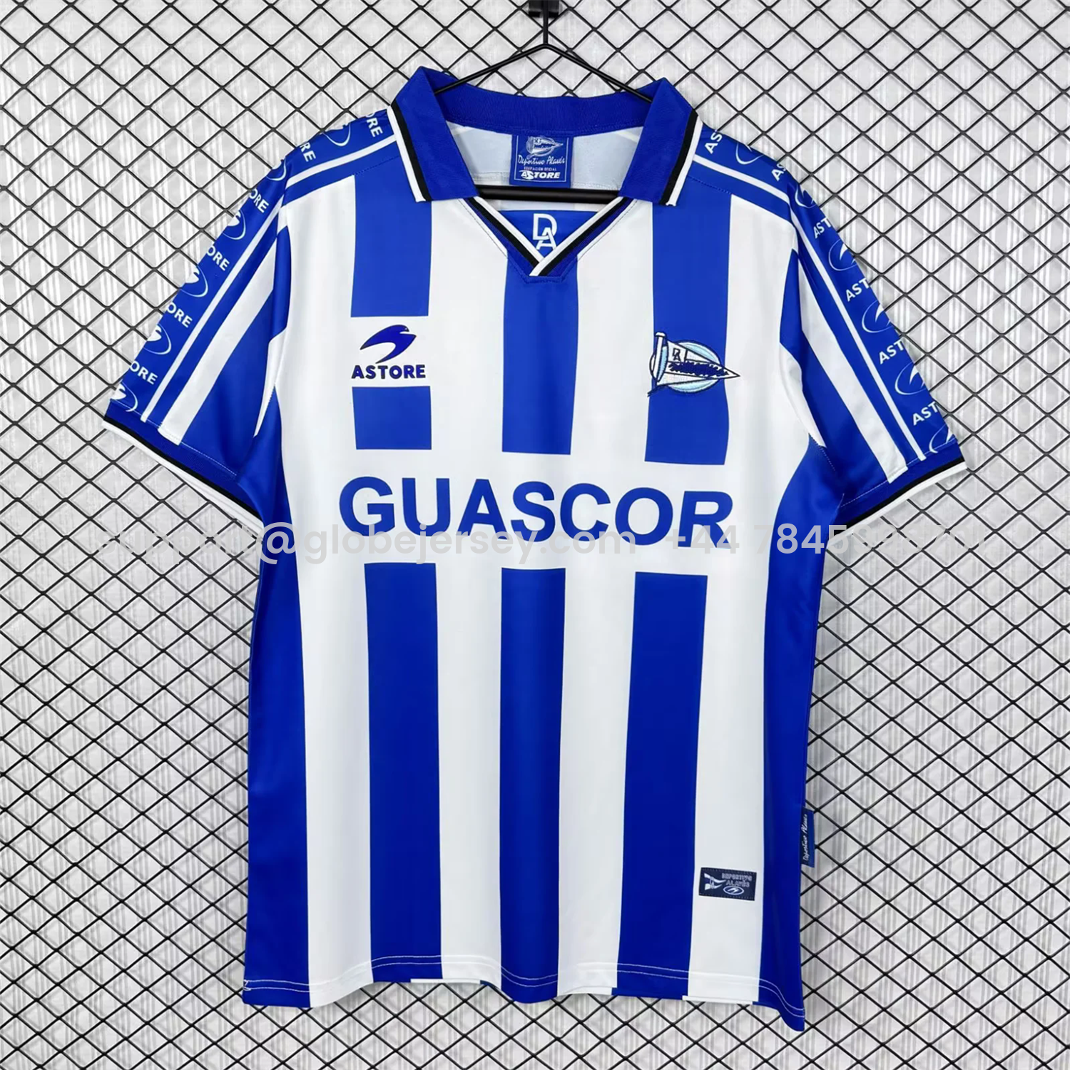 GlobeJersey-Retro Deportivo Alavés 1998-99 Home Jersey