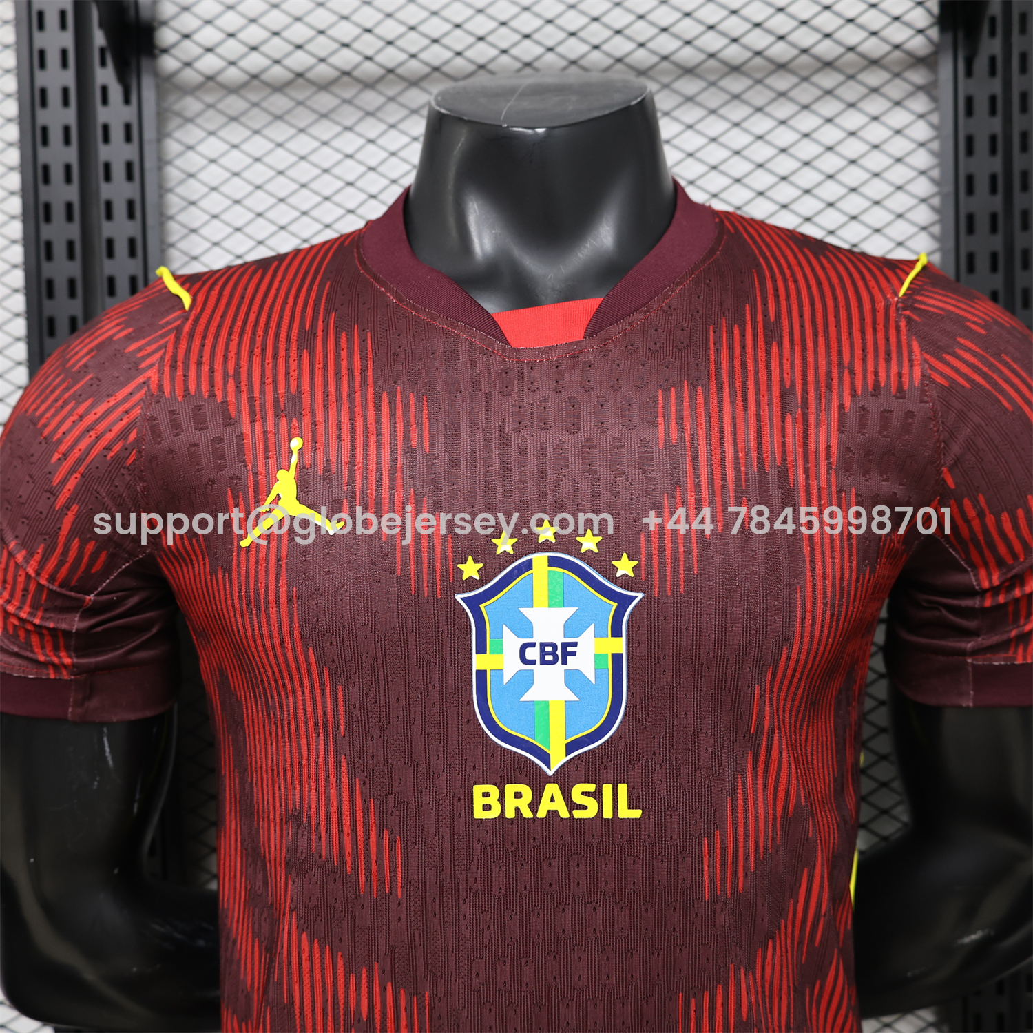 GlobeJersey-Brazil 2026 Red Goalkeeper Jersey - Player Version